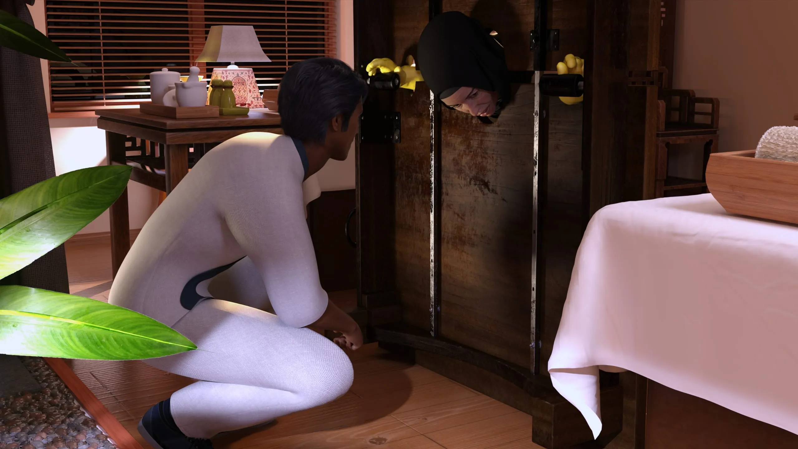 Lust Predators: Hijab Amateurs [Real-Deal 3D] - 11.5 . Hijab Amatures - Spa - Chapter 11 - Page 16