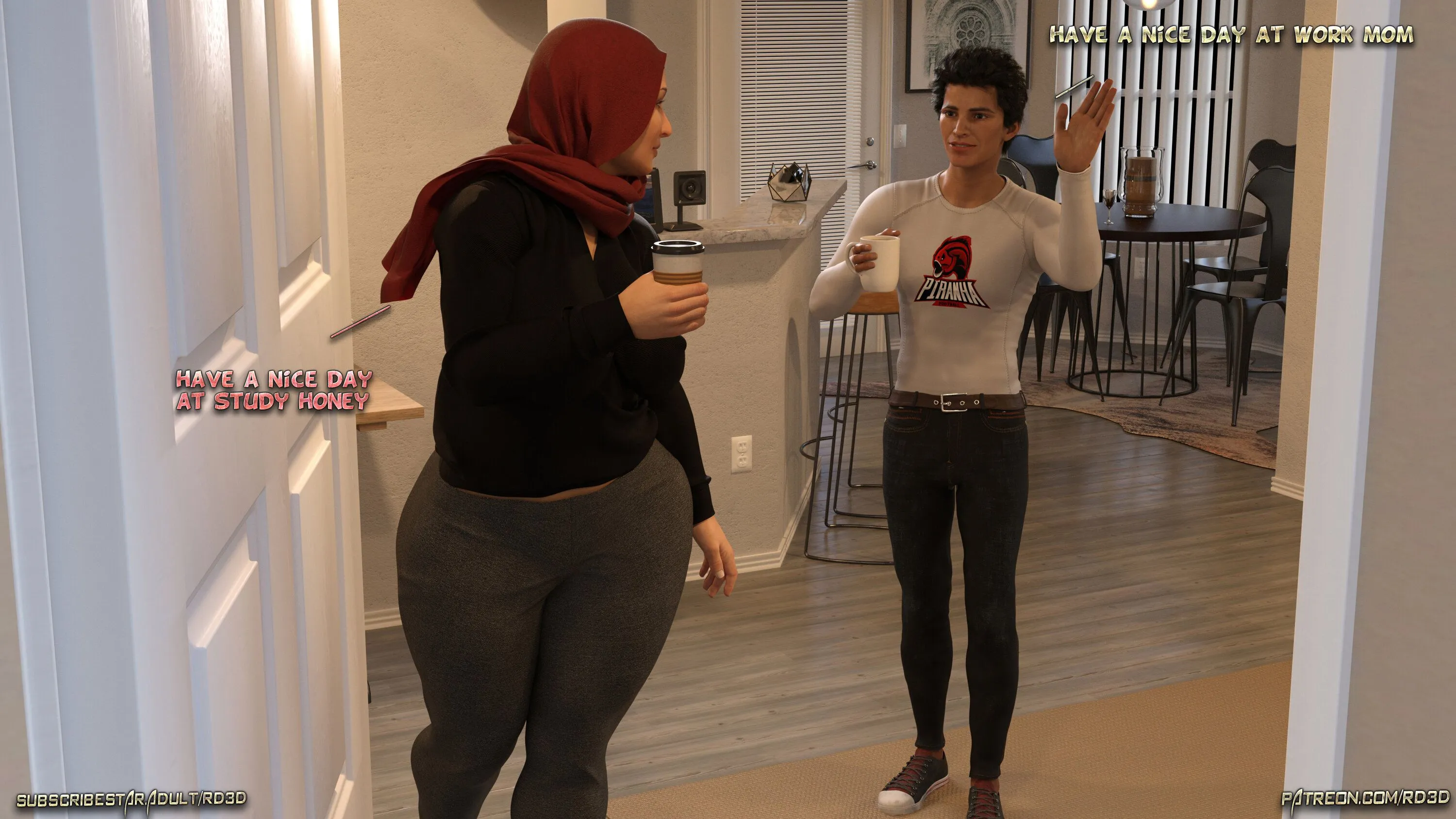 Lust Predators: Hijab Amateurs [Real-Deal 3D] - 6 . Hijab Amatures - Mrs. Assad - One Dya Story - Chapter 6 - Page 16