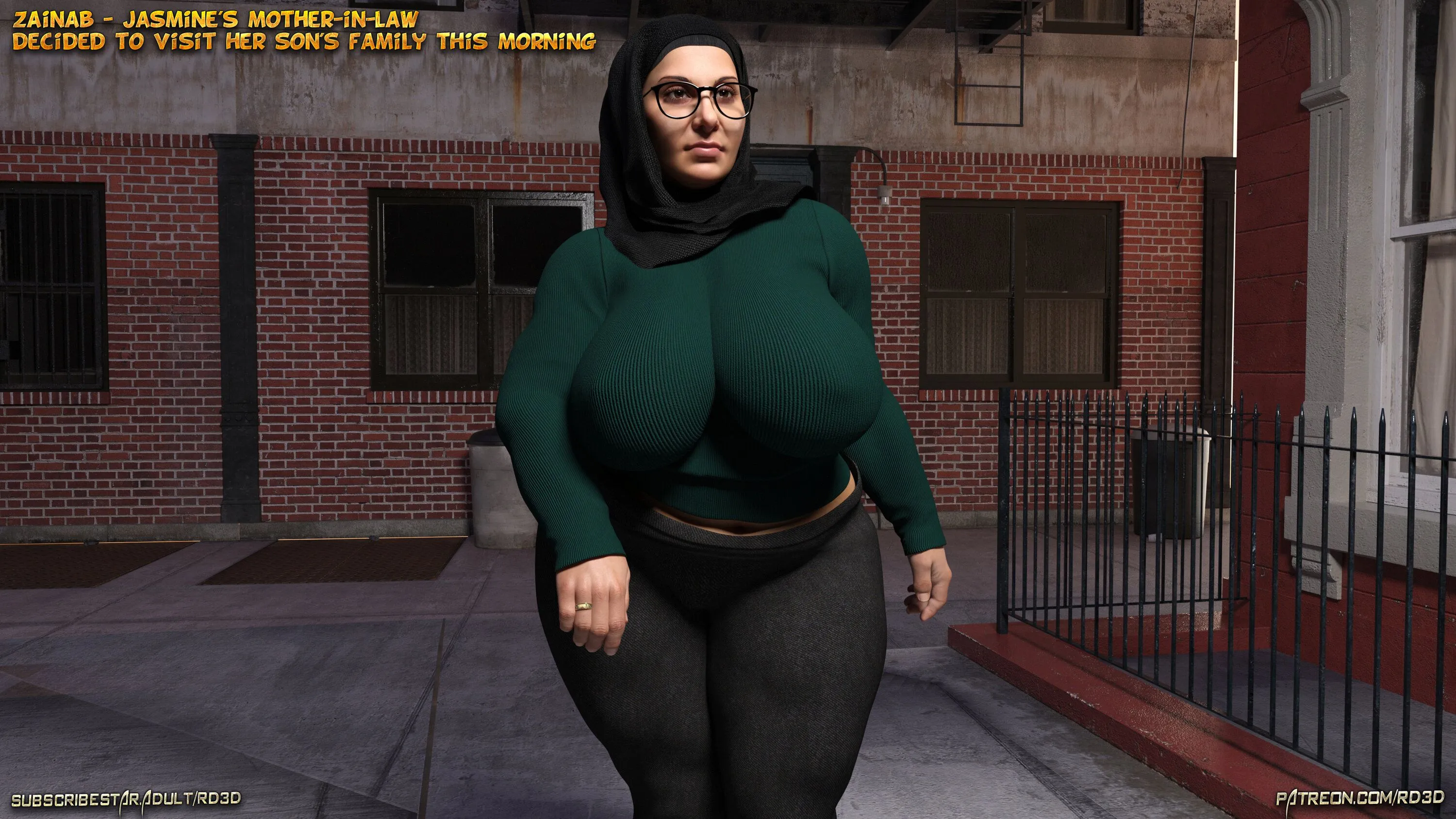 Lust Predators: Hijab Amateurs [Real-Deal 3D] - 6 . Hijab Amatures - Mrs. Assad - One Dya Story - Chapter 6 - Page 25