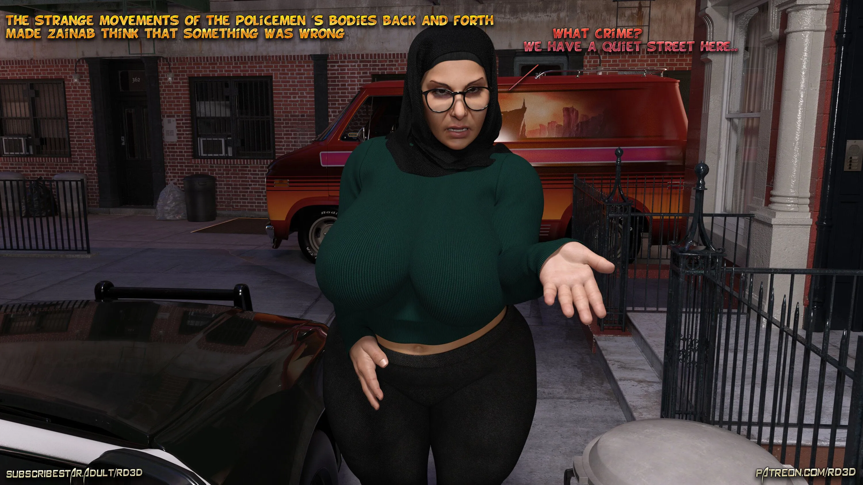 Lust Predators: Hijab Amateurs [Real-Deal 3D] - 6 . Hijab Amatures - Mrs. Assad - One Dya Story - Chapter 6 - Page 29