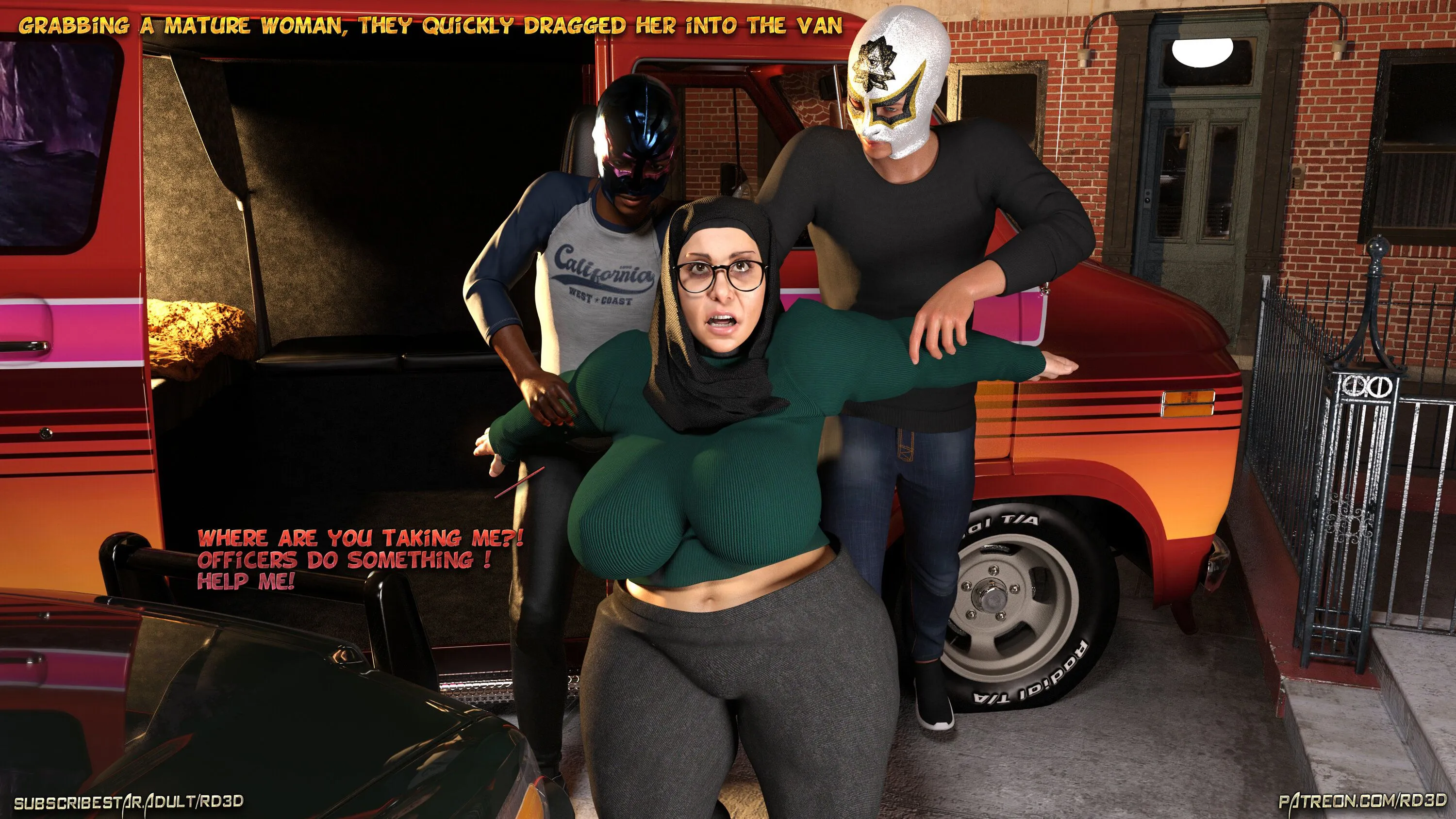 Lust Predators: Hijab Amateurs [Real-Deal 3D] - 6 . Hijab Amatures - Mrs. Assad - One Dya Story - Chapter 6 - Page 32
