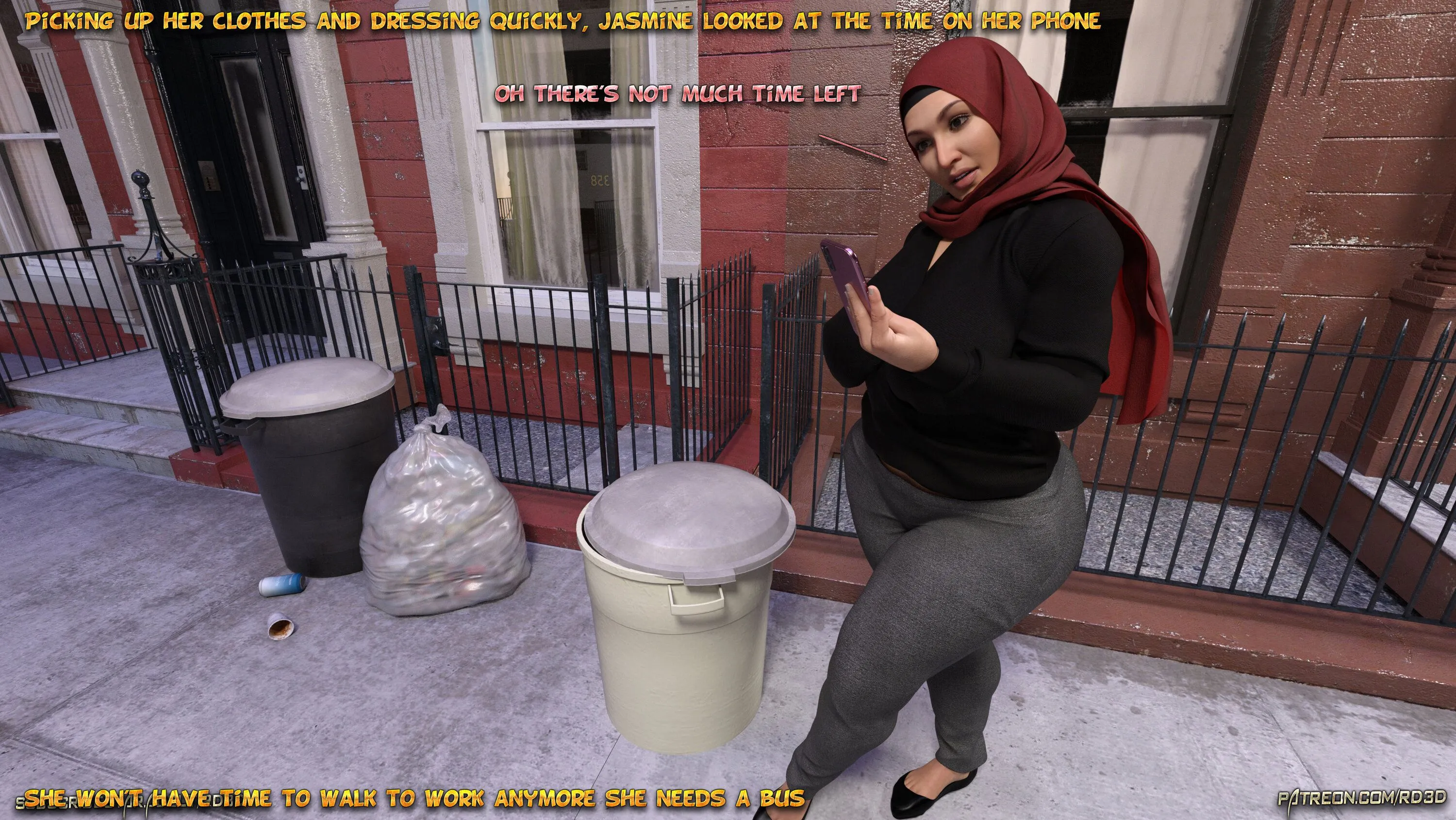 Lust Predators: Hijab Amateurs [Real-Deal 3D] - 6 . Hijab Amatures - Mrs. Assad - One Dya Story - Chapter 6 - Page 51