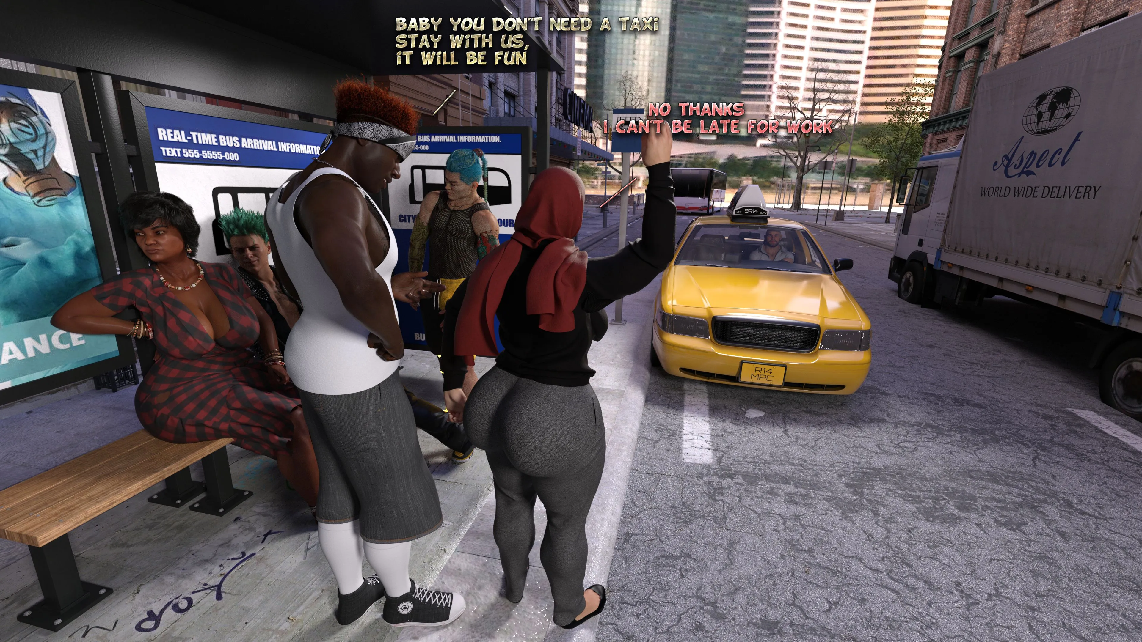 Lust Predators: Hijab Amateurs [Real-Deal 3D] - 6 . Hijab Amatures - Mrs. Assad - One Dya Story - Chapter 6 - Page 57