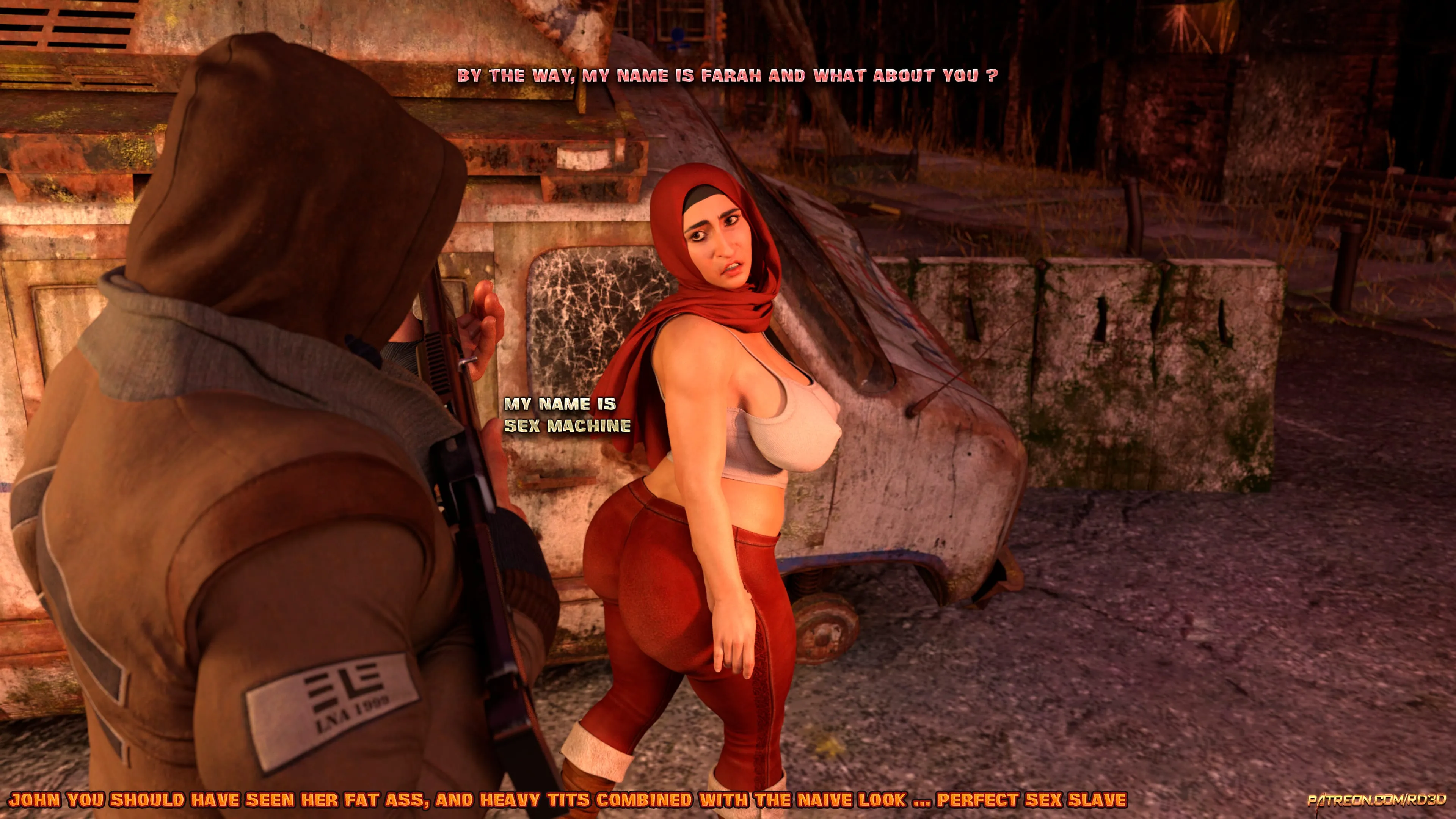 Lust Predators: Hijab Amateurs [Real-Deal 3D] - 10 . Hijab Amatures - Lust Wasteland - Chapter 10 - Page 14
