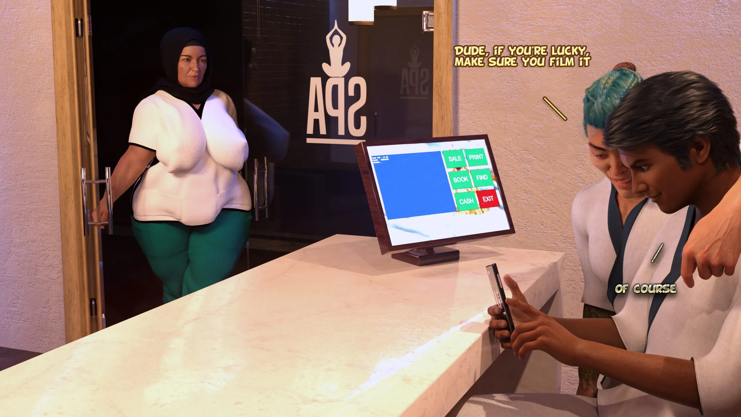Lust Predators: Hijab Amateurs [Real-Deal 3D] - 11 . Hijab Amatures - Spa - Chapter 11 - Page 5