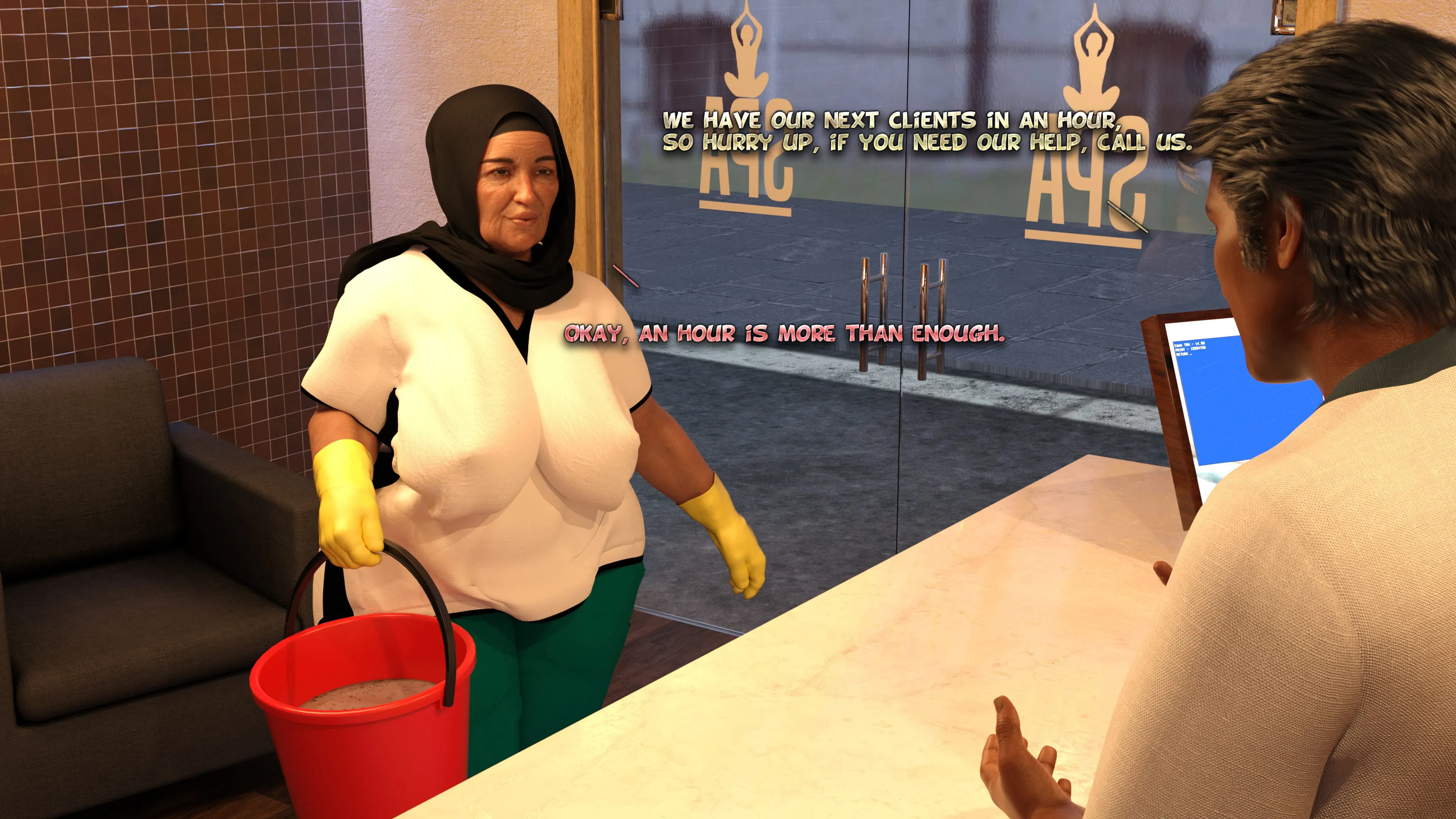 Lust Predators: Hijab Amateurs [Real-Deal 3D] - 11 . Hijab Amatures - Spa - Chapter 11 - Page 7