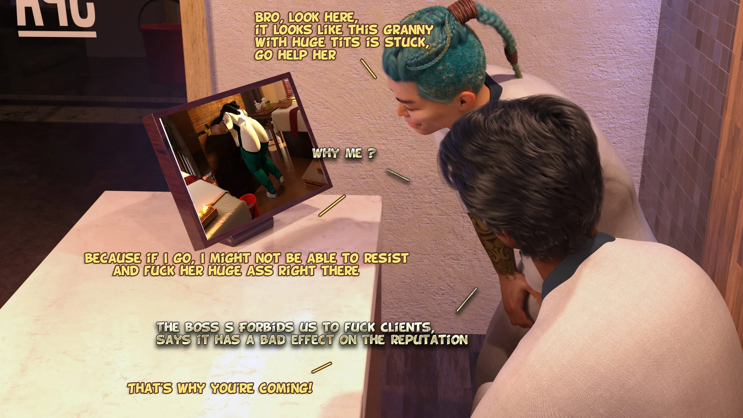 Lust Predators: Hijab Amateurs [Real-Deal 3D] - 11 . Hijab Amatures - Spa - Chapter 11 - Page 14