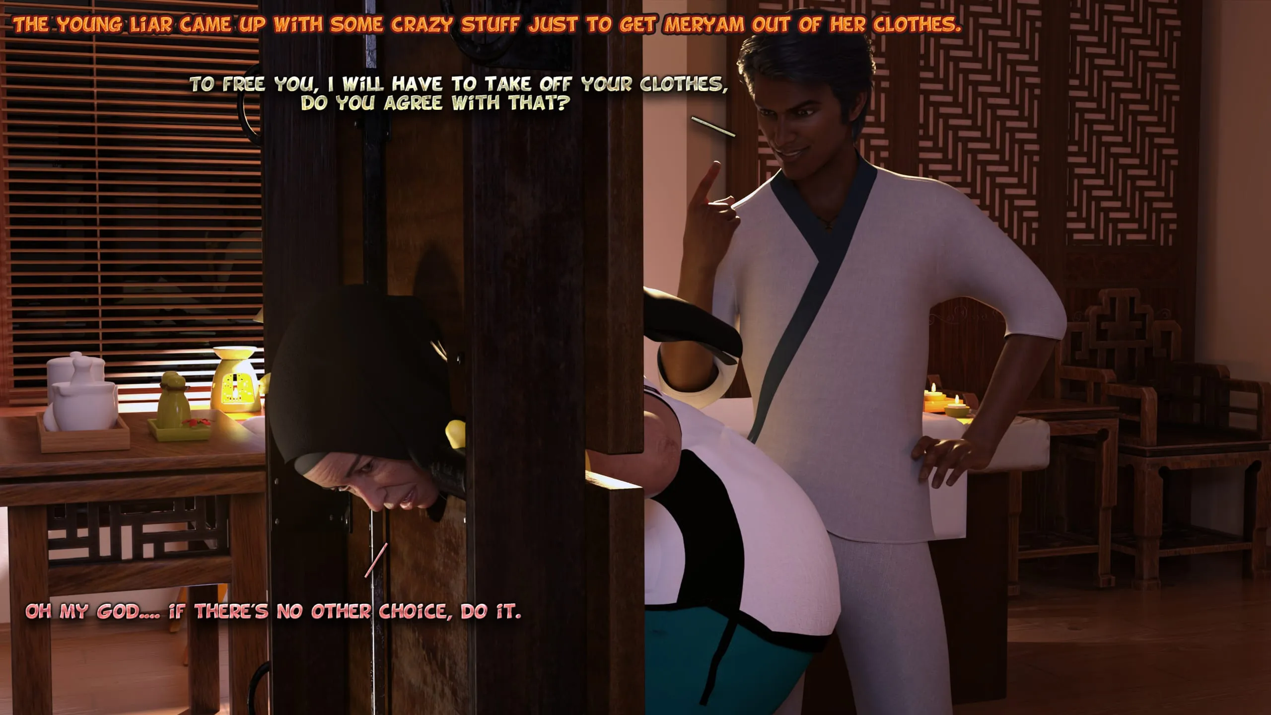 Lust Predators: Hijab Amateurs [Real-Deal 3D] - 11 . Hijab Amatures - Spa - Chapter 11 - Page 20