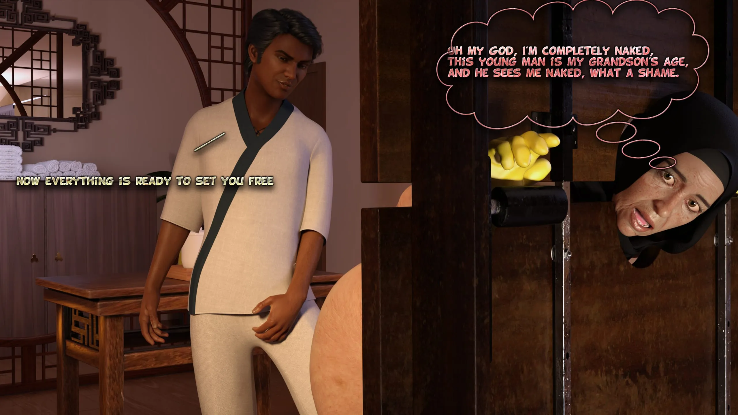 Lust Predators: Hijab Amateurs [Real-Deal 3D] - 11 . Hijab Amatures - Spa - Chapter 11 - Page 32
