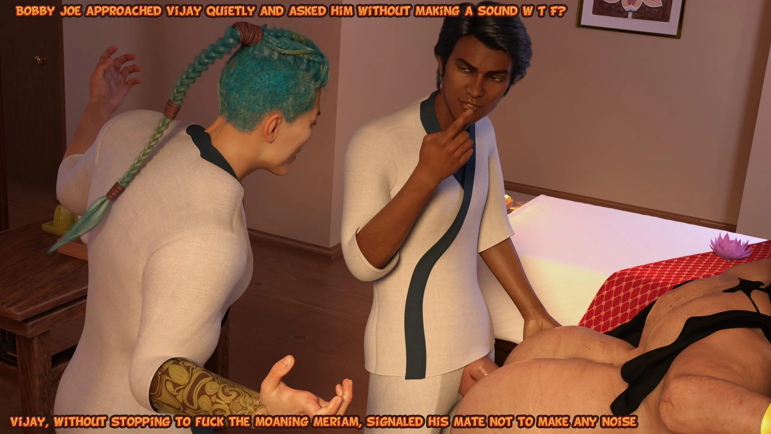 Lust Predators: Hijab Amateurs [Real-Deal 3D] - 11 . Hijab Amatures - Spa - Chapter 11 - Page 42