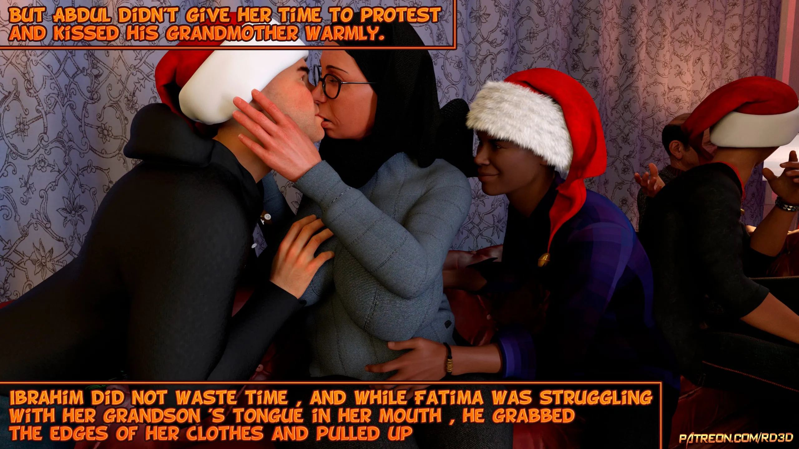 Lust Predators: Hijab Amateurs [Real-Deal 3D] - 13 . Hijab Amatures - Gift for Grandma - Chapter 13 - Page 13