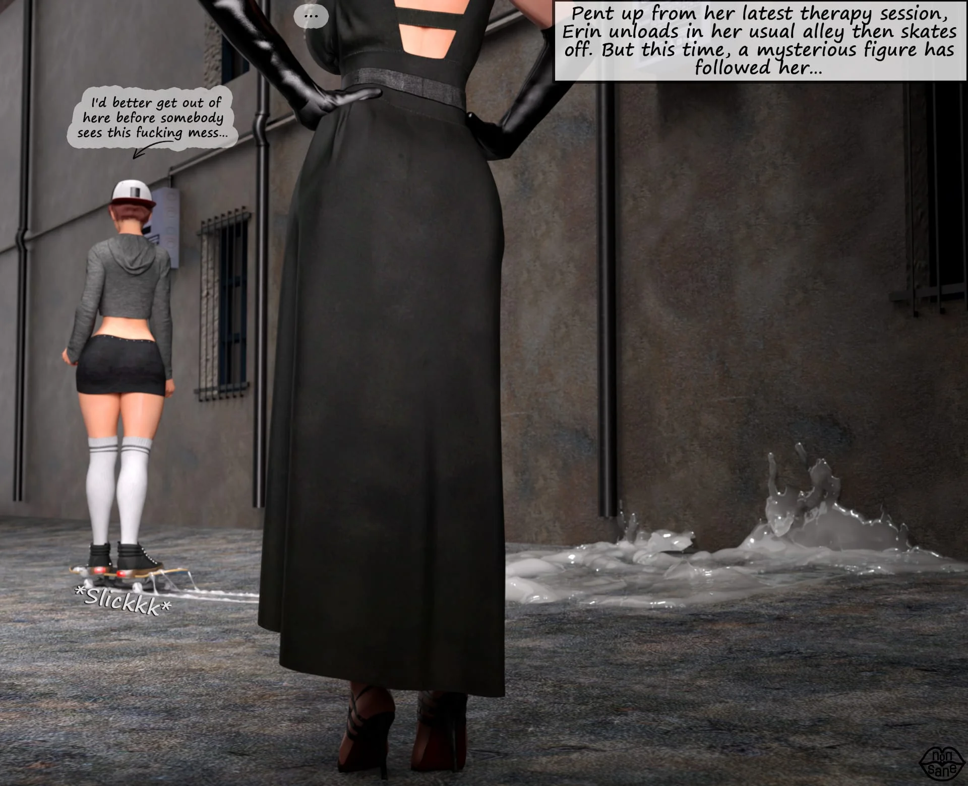 Adicktion Therapy [Nonsane] - 6 . Adicktion Therapy Season 3.6 - The Thot Got Gothed - [Nonsane] - Page 1