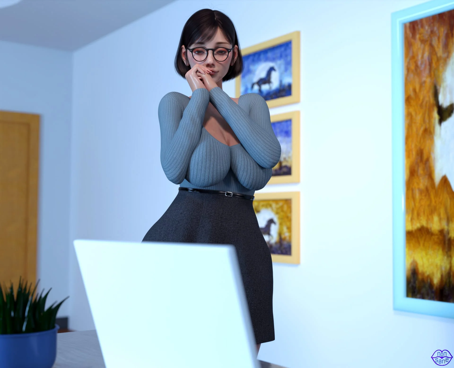 Adicktion Therapy [Nonsane] - 1.5 . Adicktion Therapy - Un-Model Behavior - Textless - Chapter 1 - Page 49