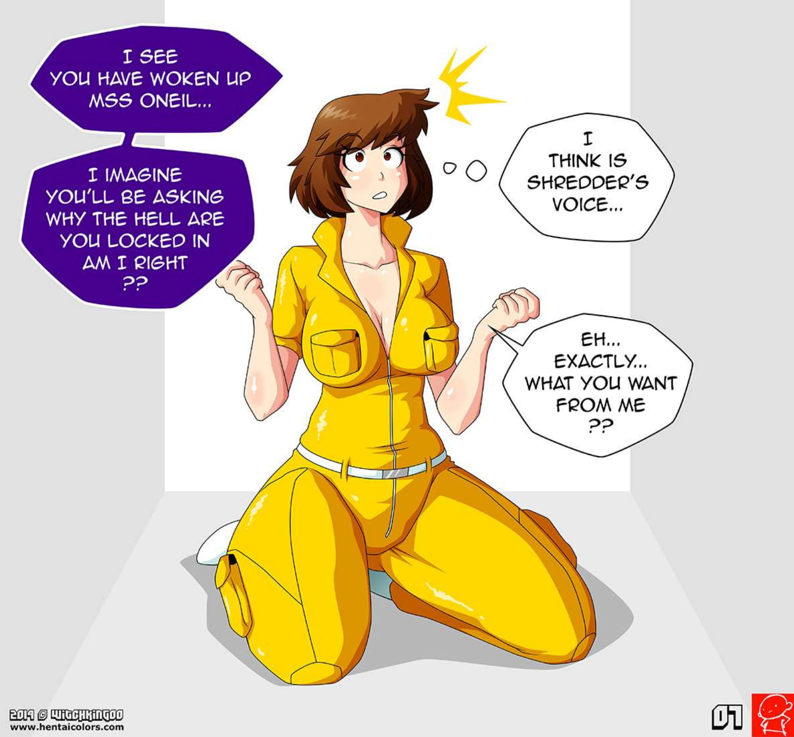 April O'neil Gangbang