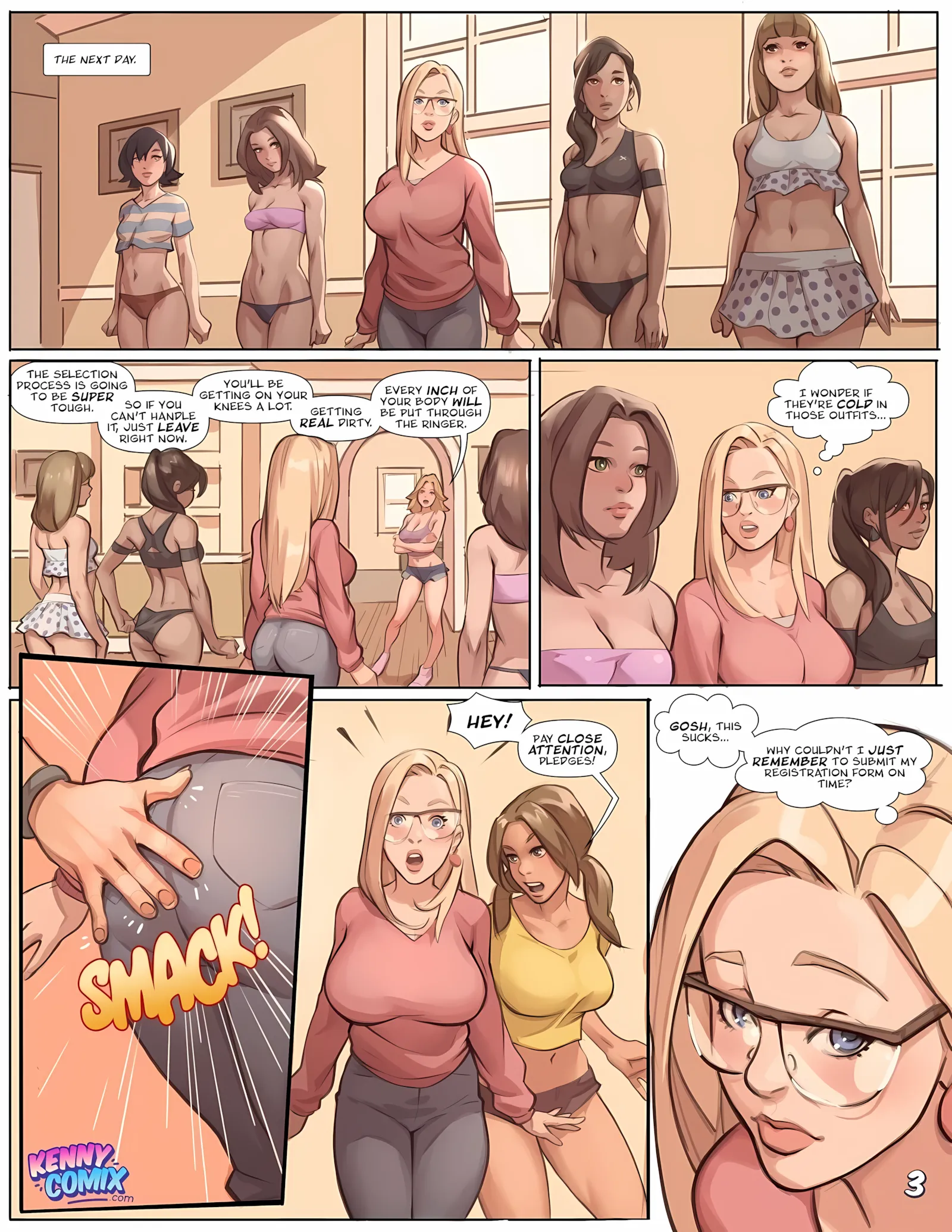 Naughty Sorority- The New Pledge [Kennycomix] - 1. Naughty Sorority- The New Pledge (Voidwave) - Page 4