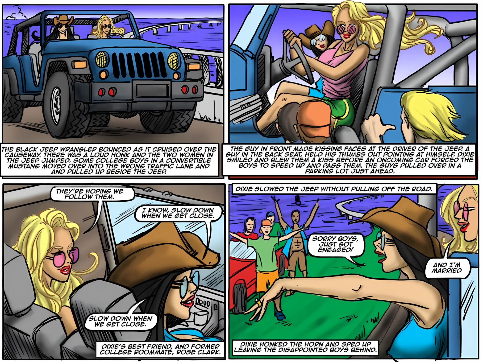 Flag Girls [IllustratedInterracial] - 1 . Flag Girls - Chapter 1 - Page 2