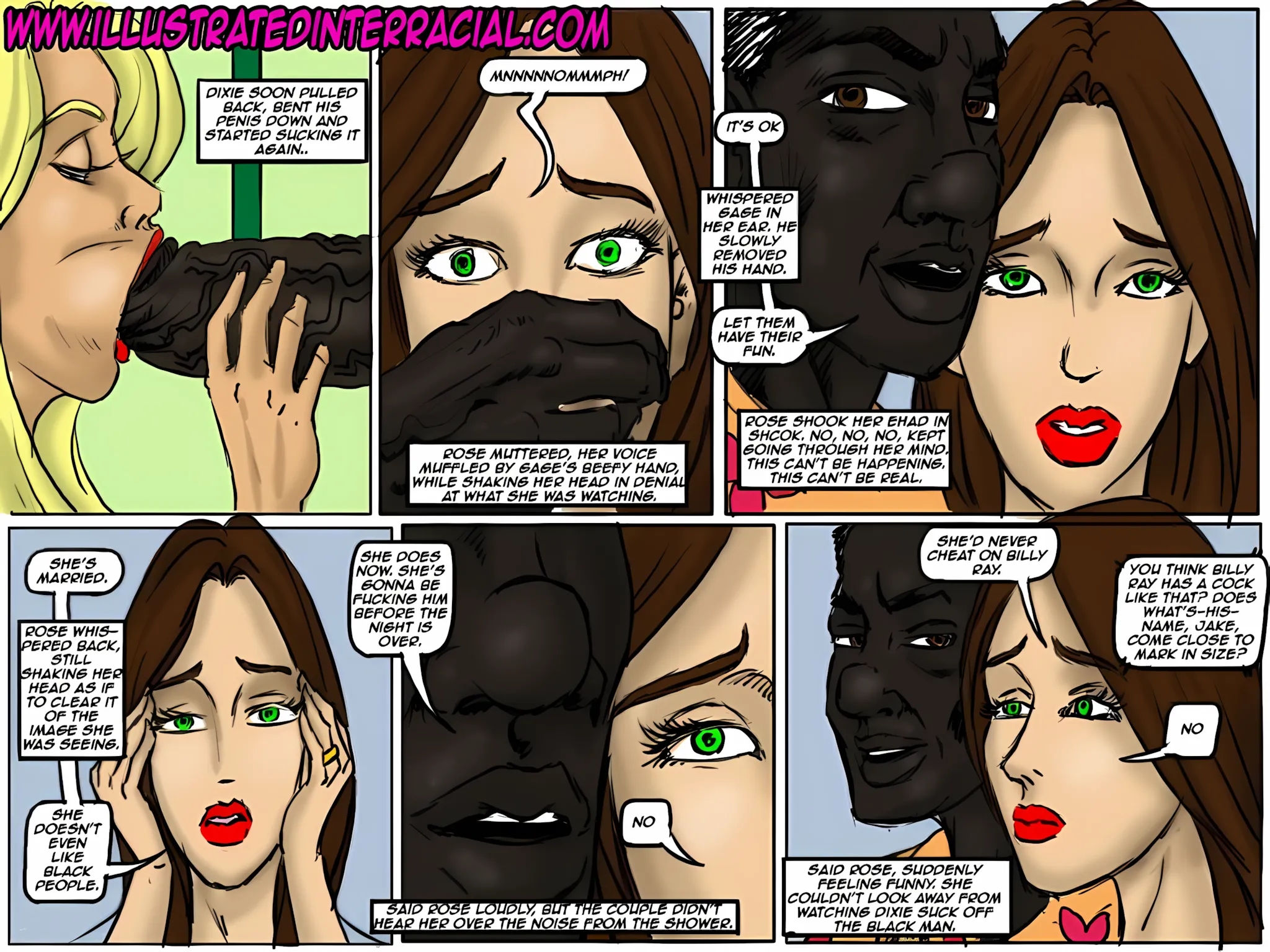 Flag Girls [IllustratedInterracial] - 1 . Flag Girls - Chapter 1 - Page 36