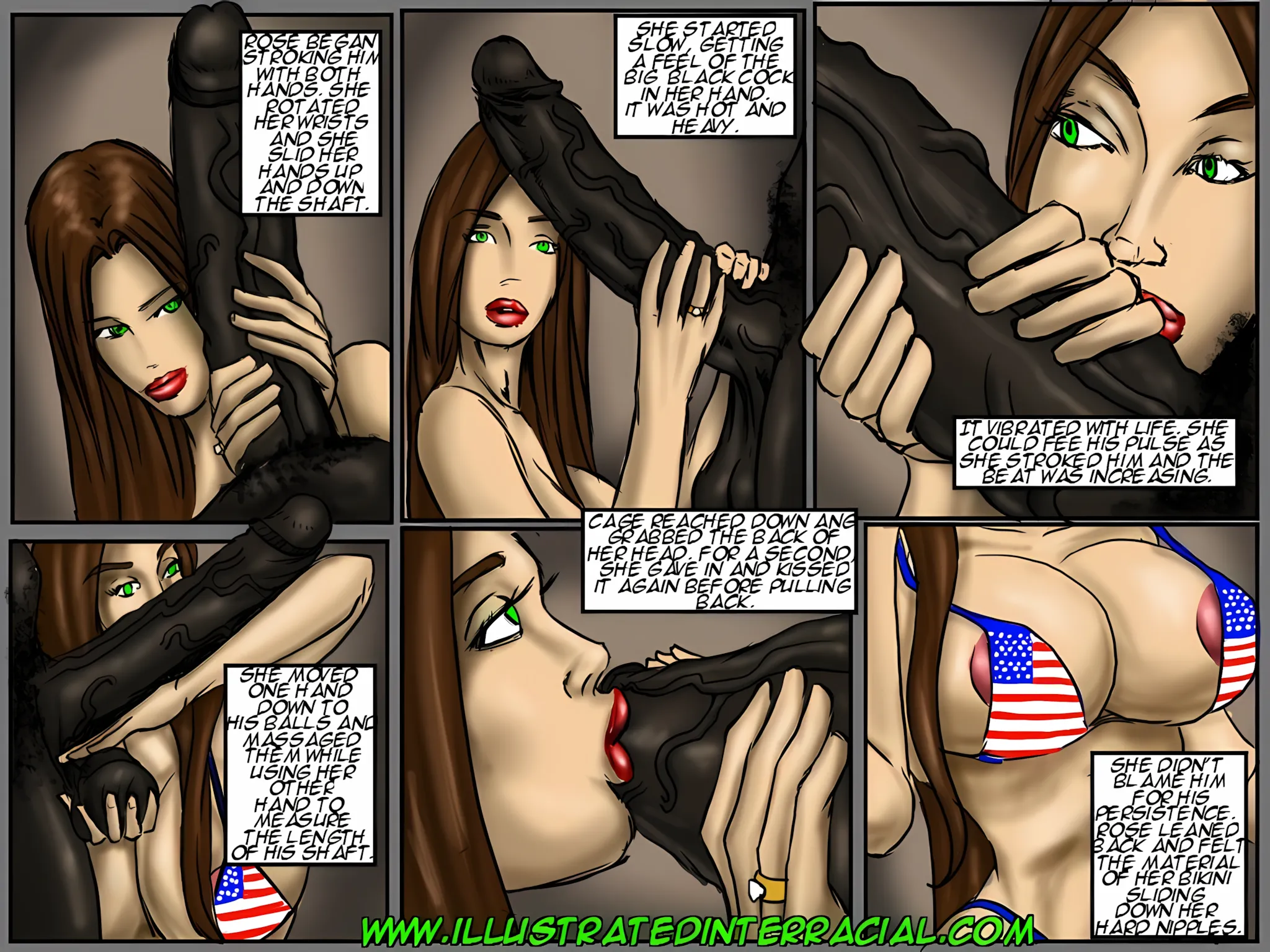 Flag Girls [IllustratedInterracial] - 1 . Flag Girls - Chapter 1 - Page 61