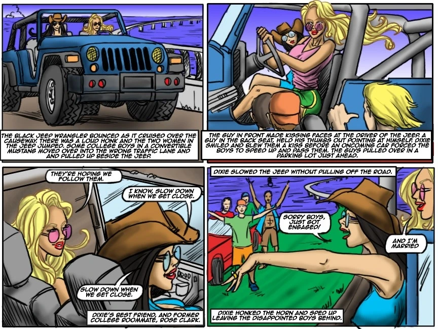 Flag Girls [IllustratedInterracial] - 1. Flag Girls - Page 2