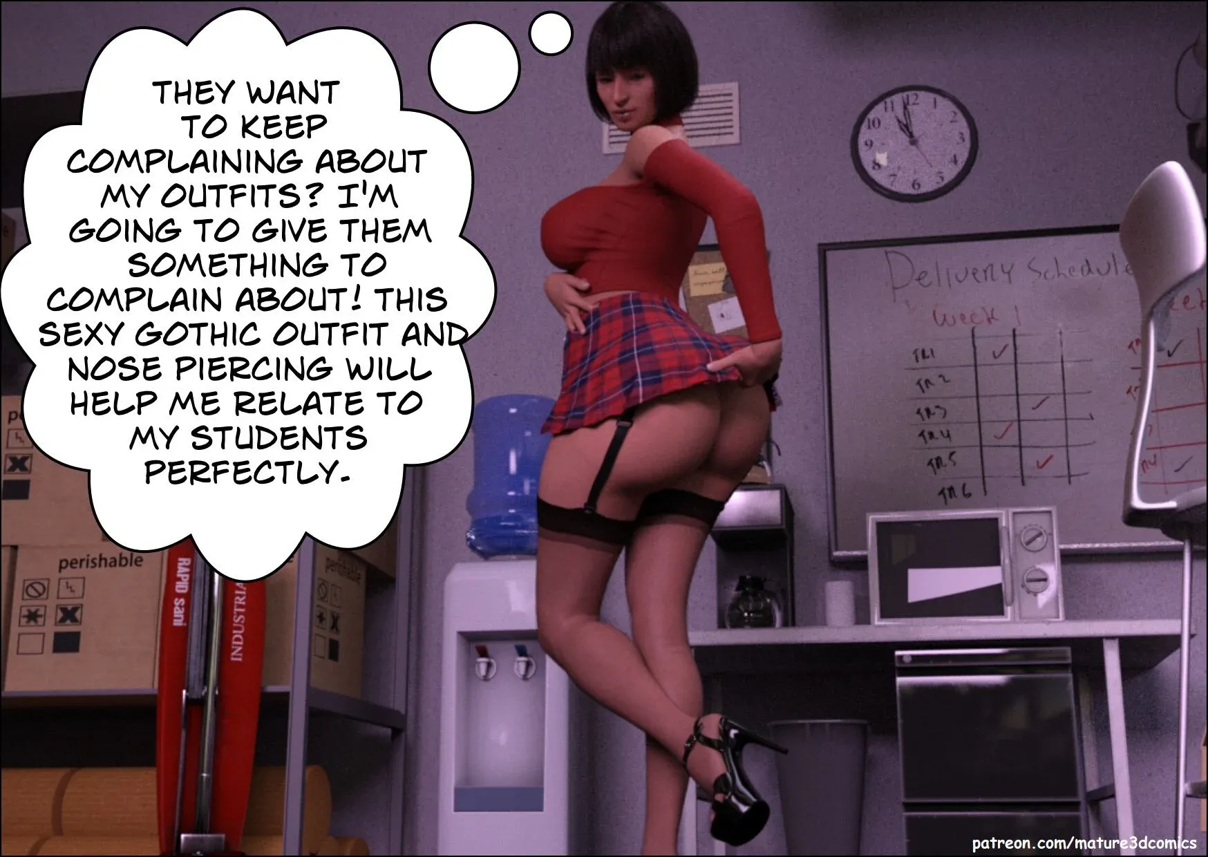 Sexy Teacher [Mature3DComics] - 1 . Sexy Teacher - Chapter 1 - Page 24