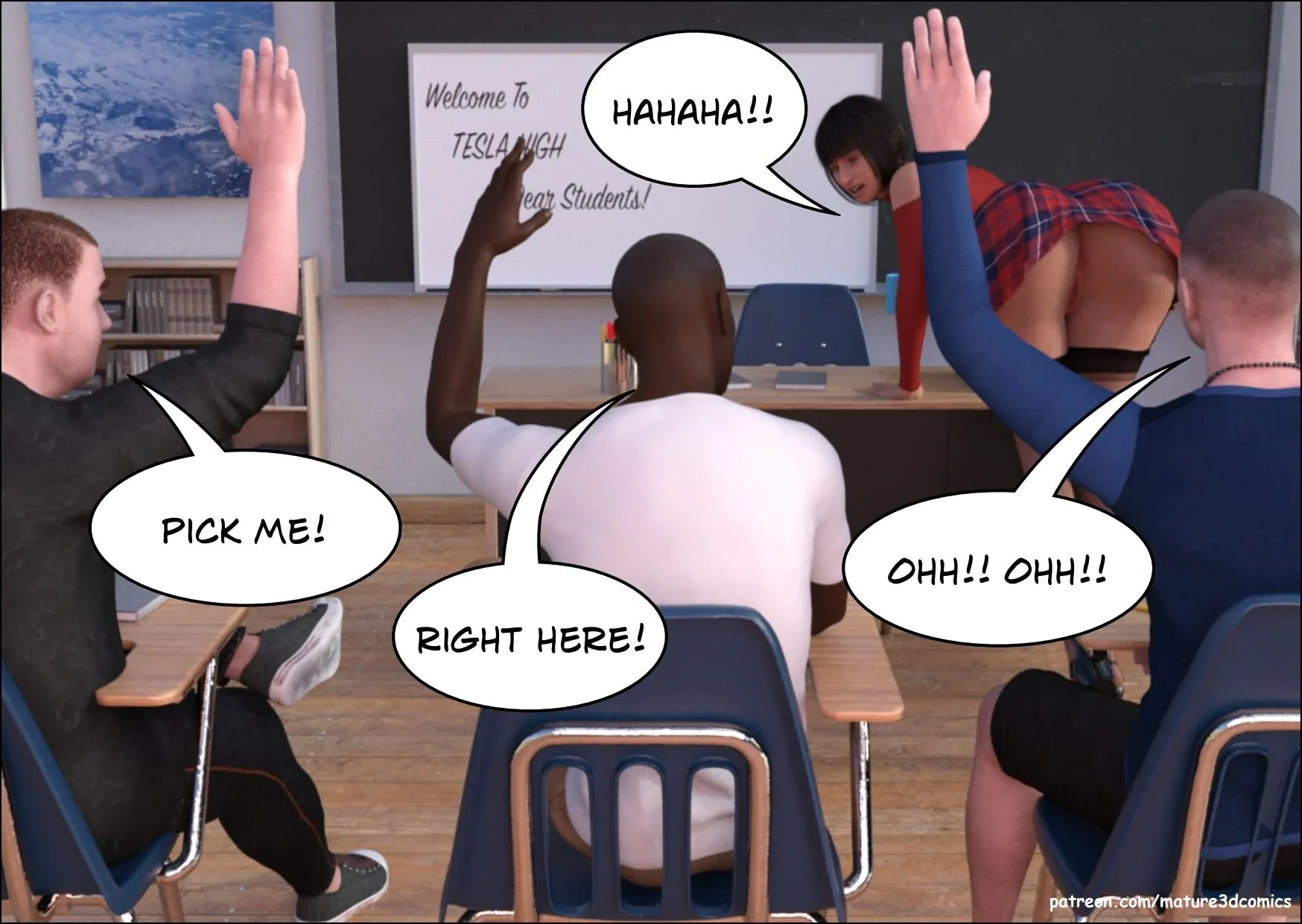 Sexy Teacher [Mature3DComics] - 1 . Sexy Teacher - Chapter 1 - Page 27