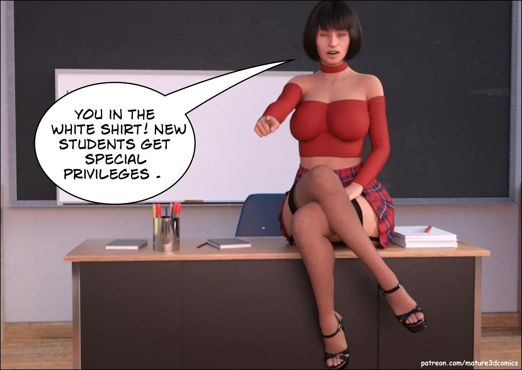 Sexy Teacher [Mature3DComics] - 1 . Sexy Teacher - Chapter 1 - Page 28
