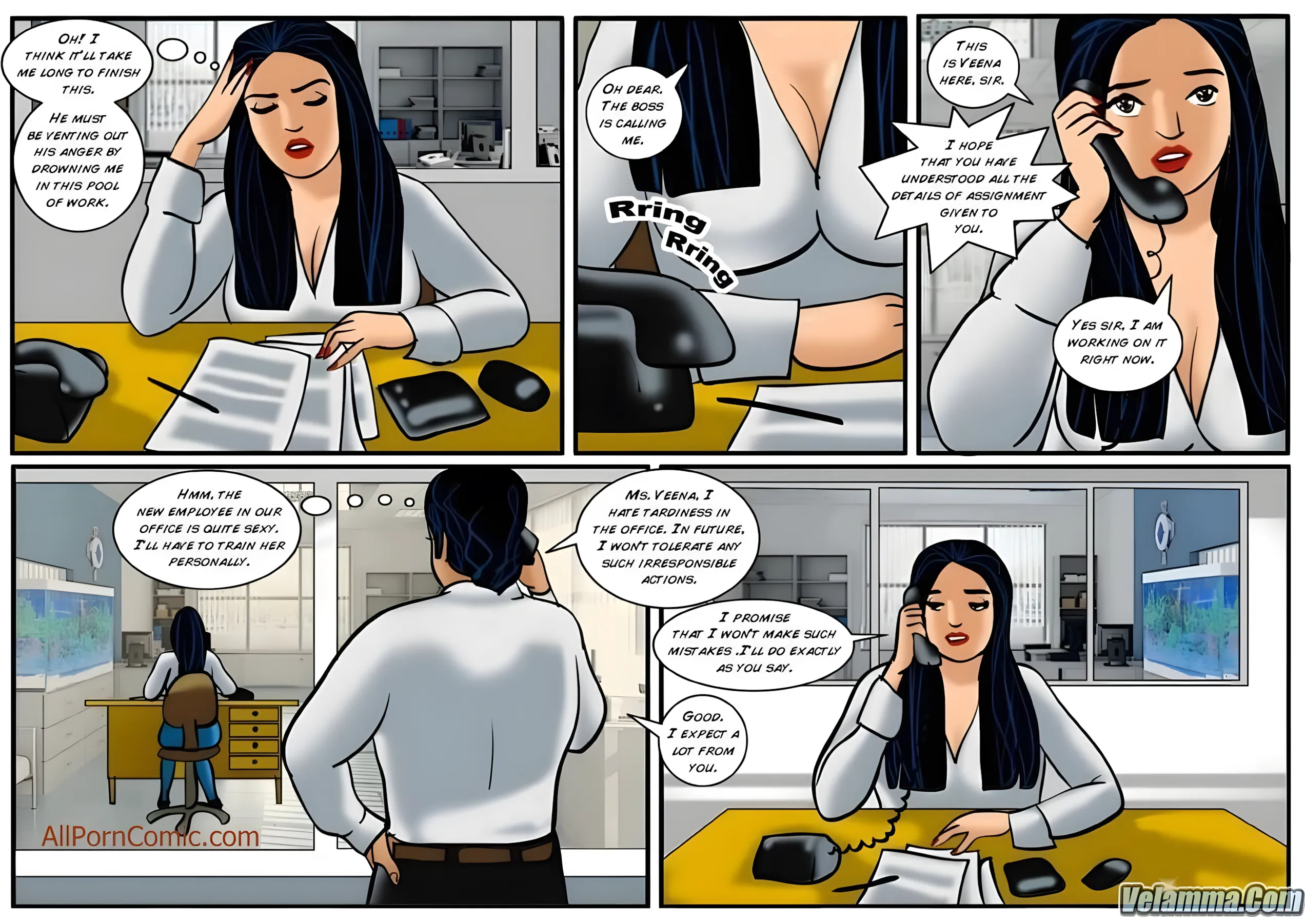 Veena [Velamma] - A Sexy Surprise [Velamma] - Page 9