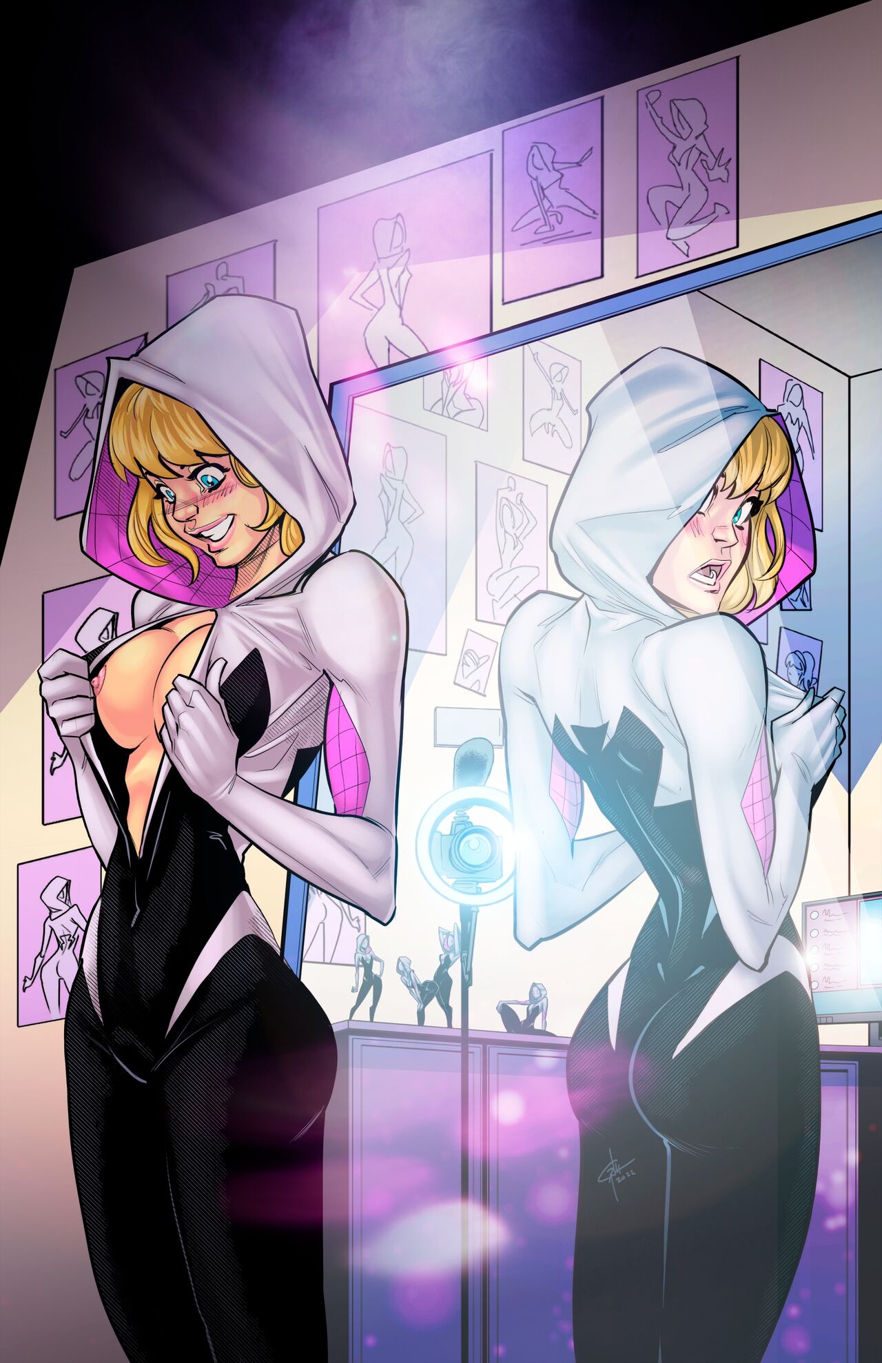 Spider gwen thot spider