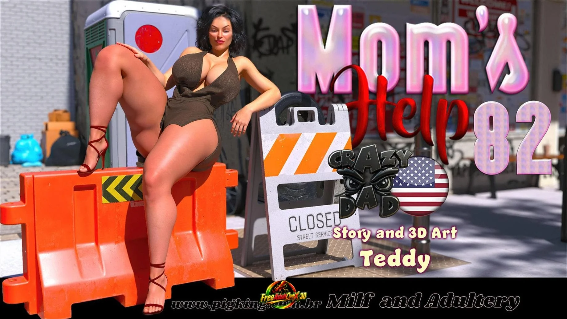 Mom’s Help 50-76 [CrazyDad3D] - 82 . Mom's Help - Ch.82 - Page 1
