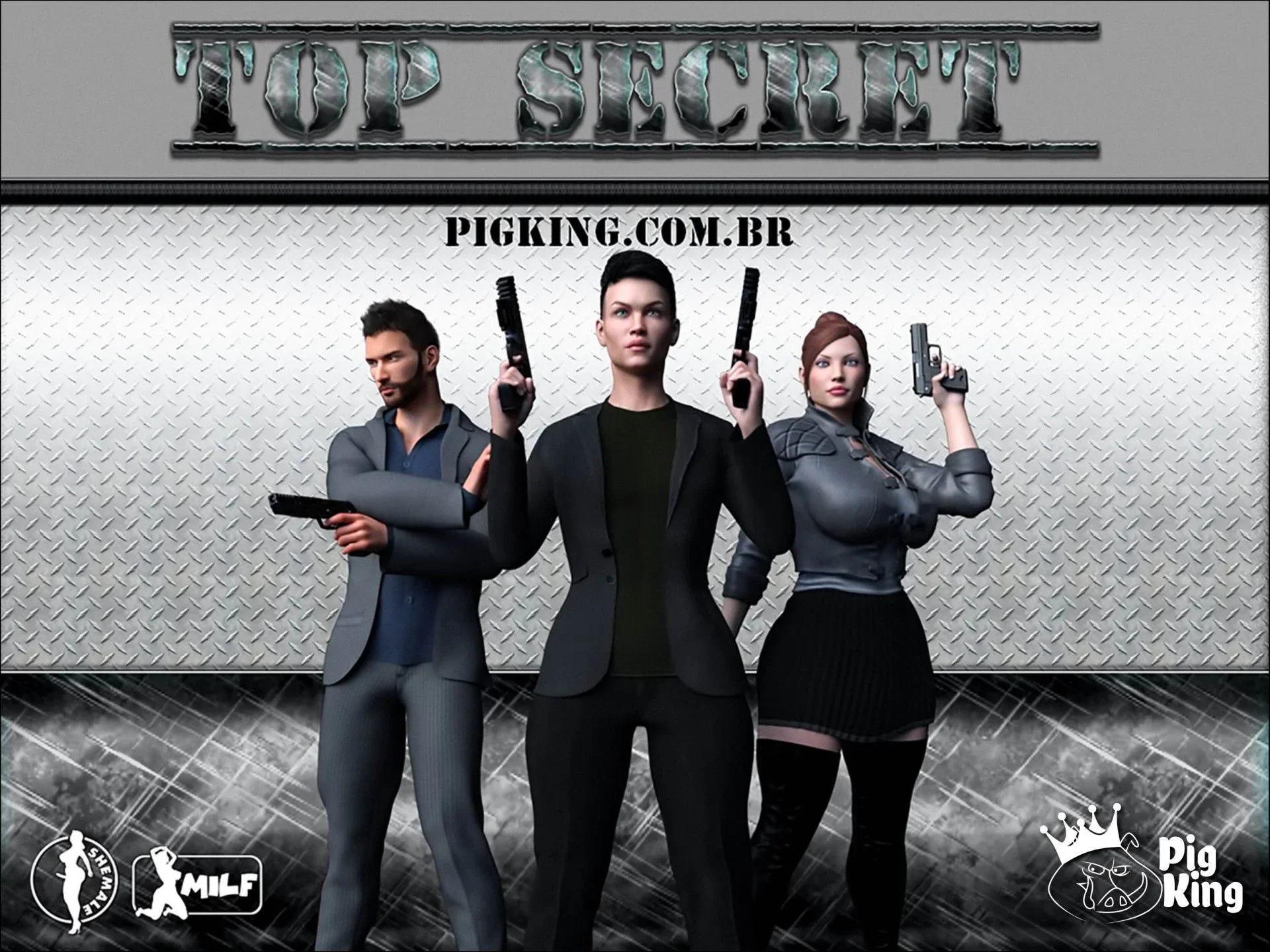 Top Secret – Lynda, Nadine [PigKing] - 1. Top Secret – Lynda, Nadine - Ch 1 - Page 1