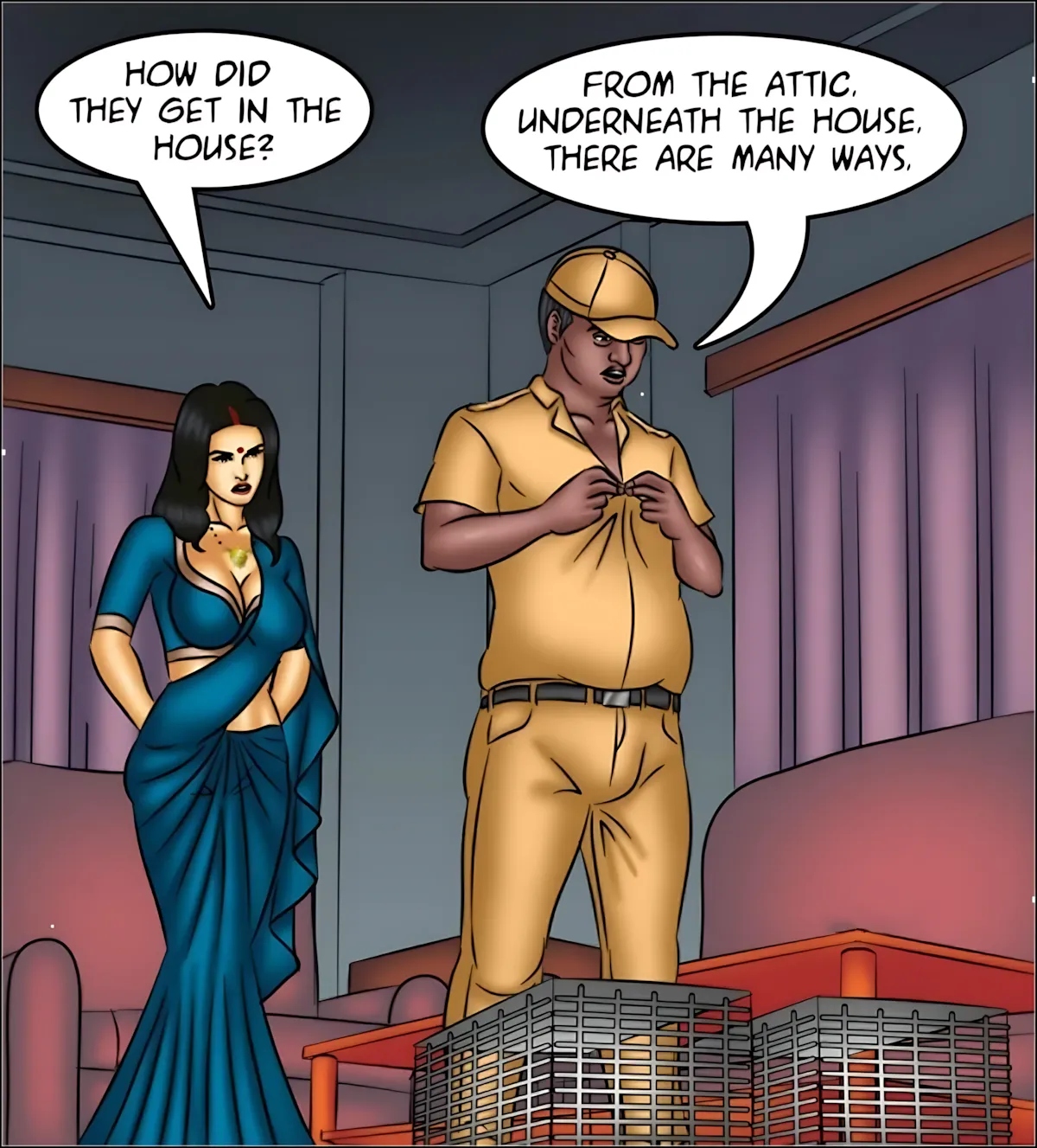 Savita Bhabhi 141-153 [Kirtu] - Savita Bhabhi Episode 152 - Monkey Business - Page 62