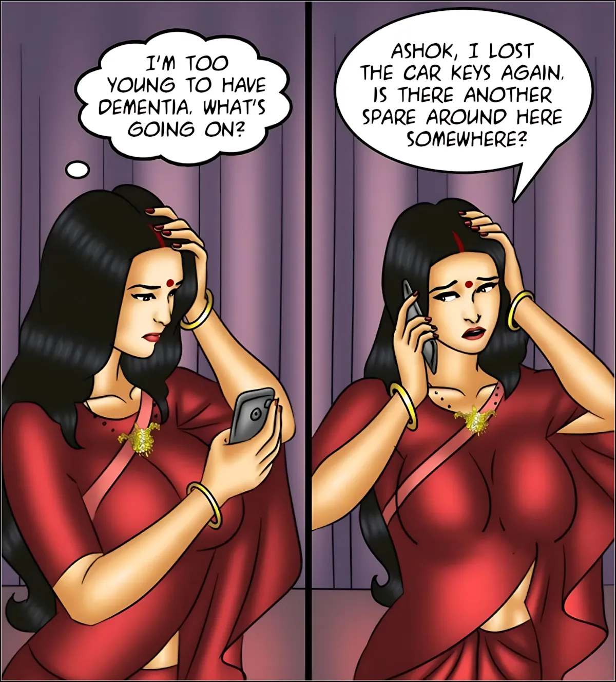 Savita Bhabhi 141-153 [Kirtu] - Savita Bhabhi Episode 152 - Monkey Business - Page 9