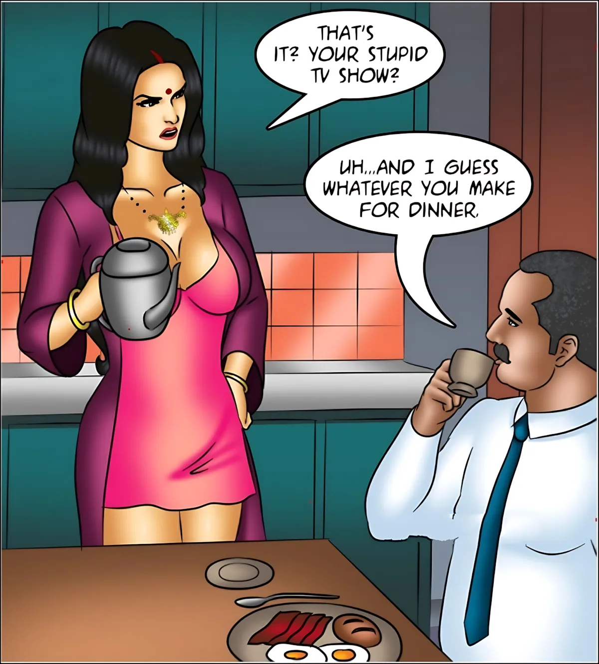 Savita Bhabhi 141-153 [Kirtu] - Savita Bhabhi Episode 150 - Vamika's Secret - Page 21