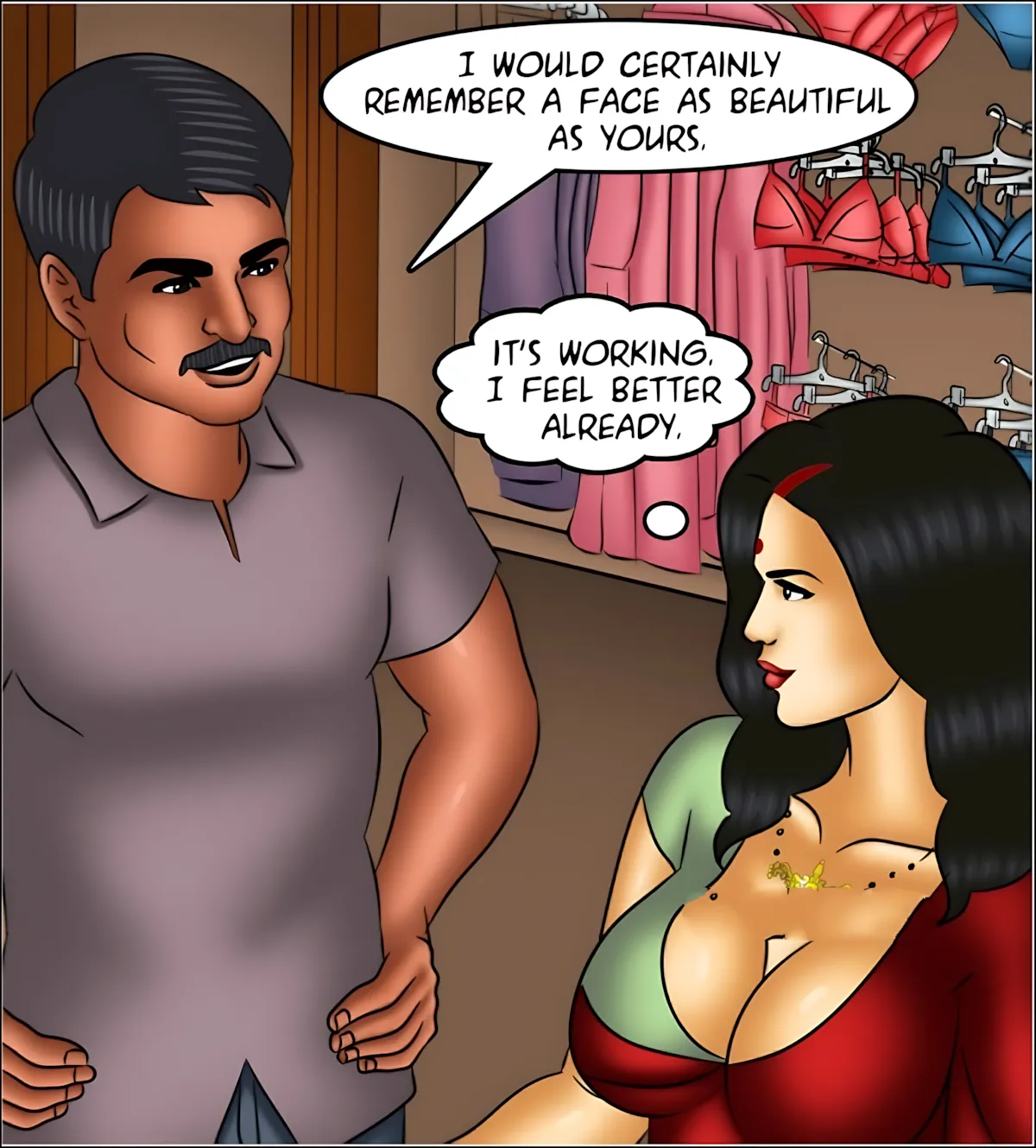 Savita Bhabhi 141-153 [Kirtu] - Savita Bhabhi Episode 150 - Vamika's Secret - Page 40