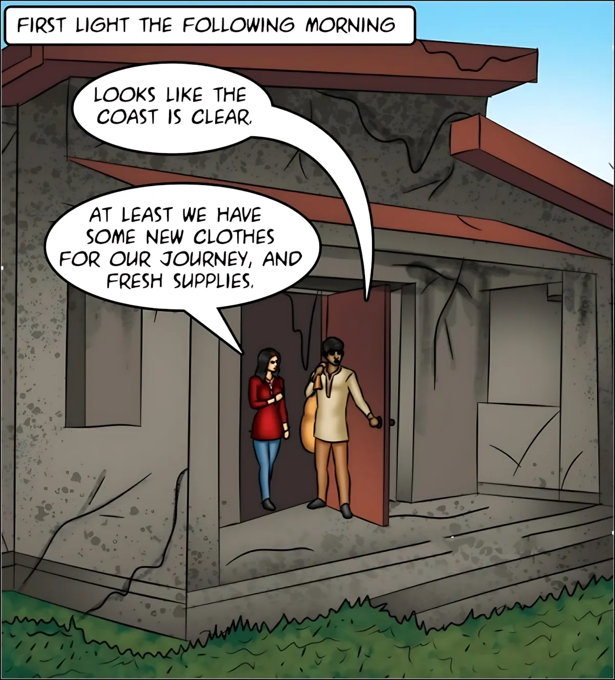 Savita Bhabhi 141-153 [Kirtu] - Savita Bhabhi Episode 151 - The Last Woman on Earth - Page 102