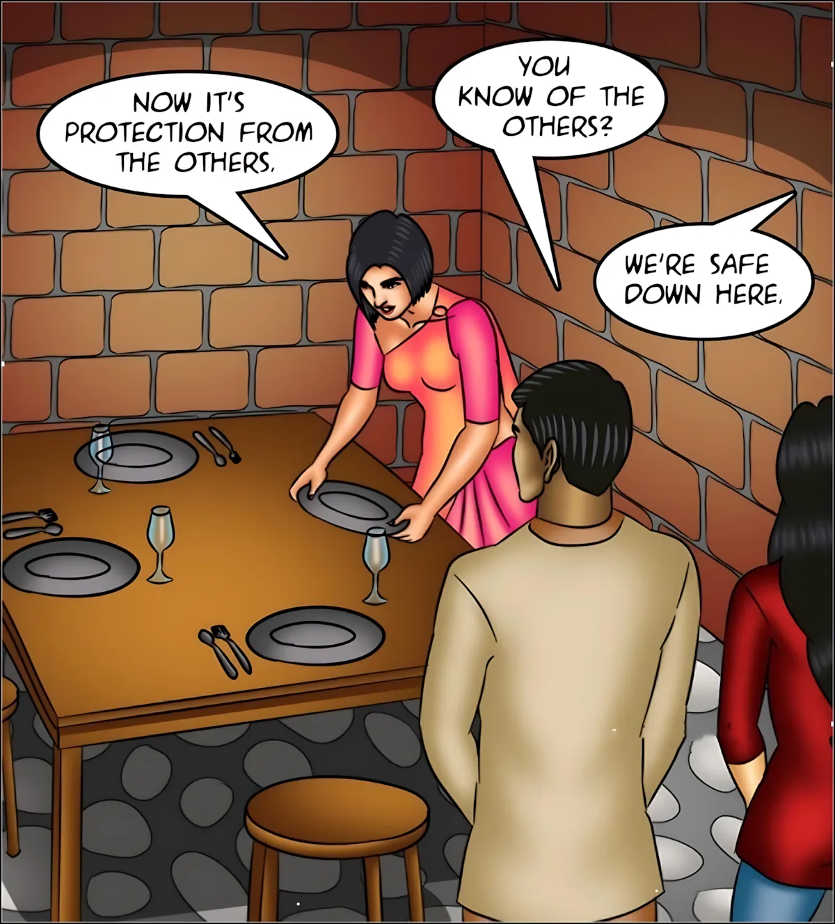Savita Bhabhi 141-153 [Kirtu] - Savita Bhabhi Episode 151 - The Last Woman on Earth - Page 111