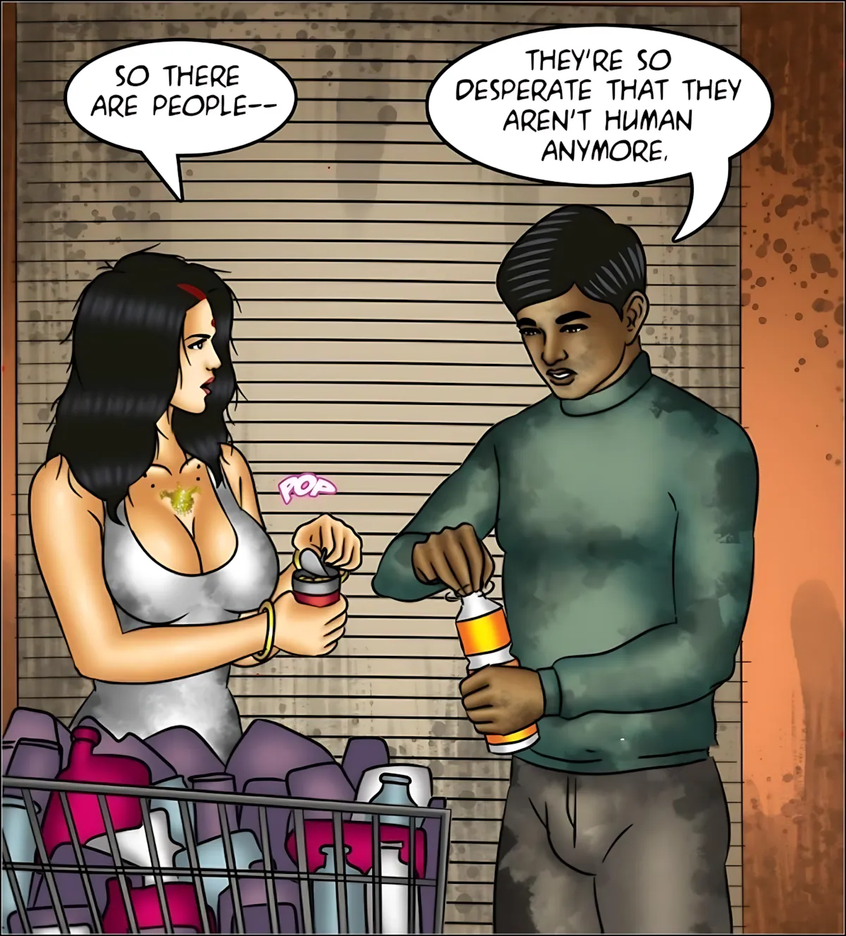 Savita Bhabhi 141-153 [Kirtu] - Savita Bhabhi Episode 151 - The Last Woman on Earth - Page 22
