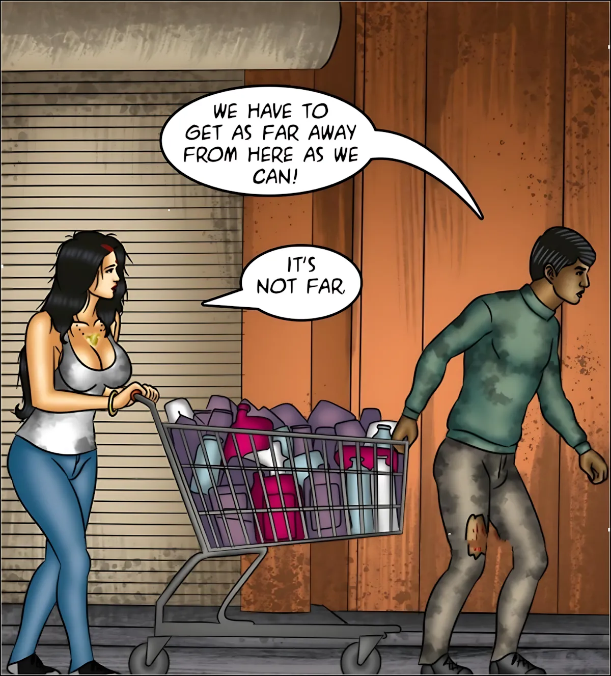 Savita Bhabhi 141-153 [Kirtu] - Savita Bhabhi Episode 151 - The Last Woman on Earth - Page 26