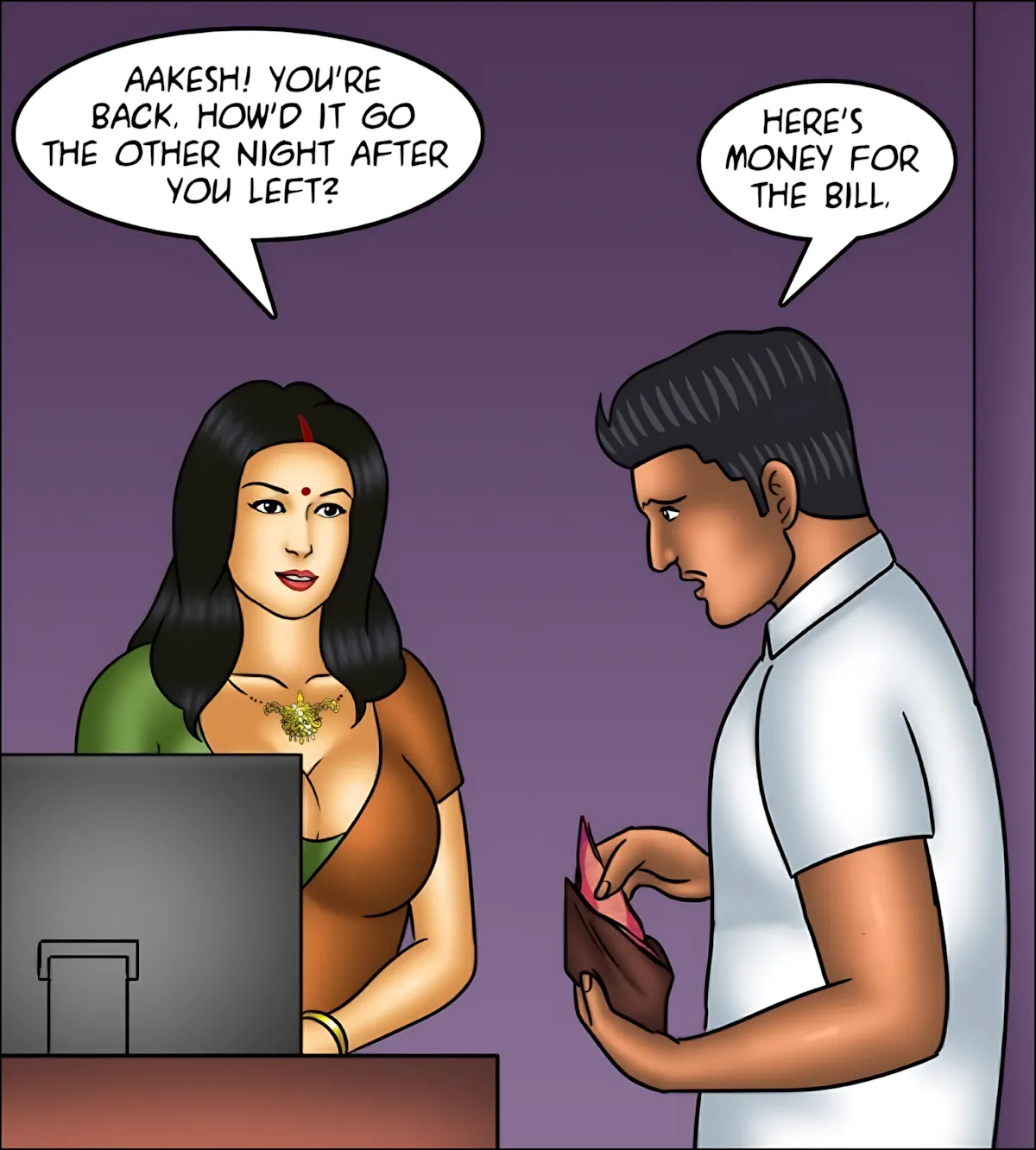 Savita Bhabhi 141-153 [Kirtu] - Savita Bhabhi Episode 153 - Lessons In Lovemaking - Page 38