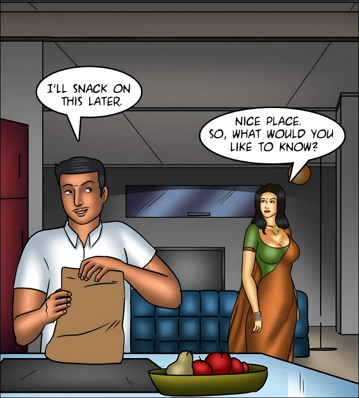 Savita Bhabhi 141-153 [Kirtu] - Savita Bhabhi Episode 153 - Lessons In Lovemaking - Page 47