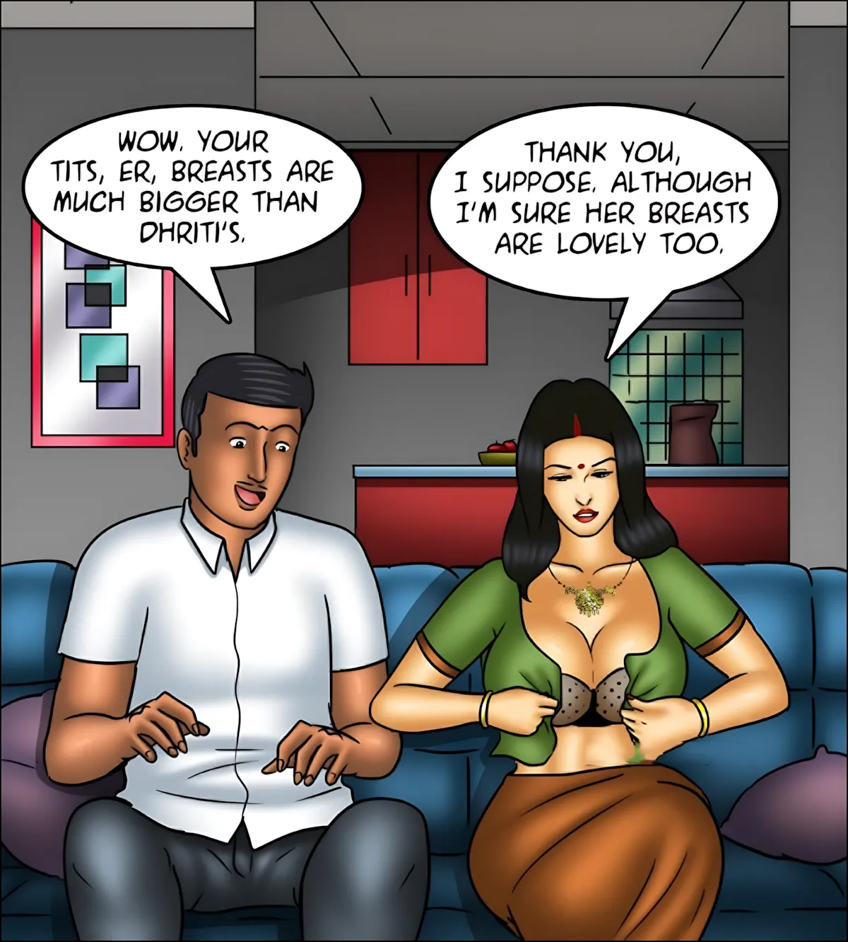 Savita Bhabhi 141-153 [Kirtu] - Savita Bhabhi Episode 153 - Lessons In Lovemaking - Page 55