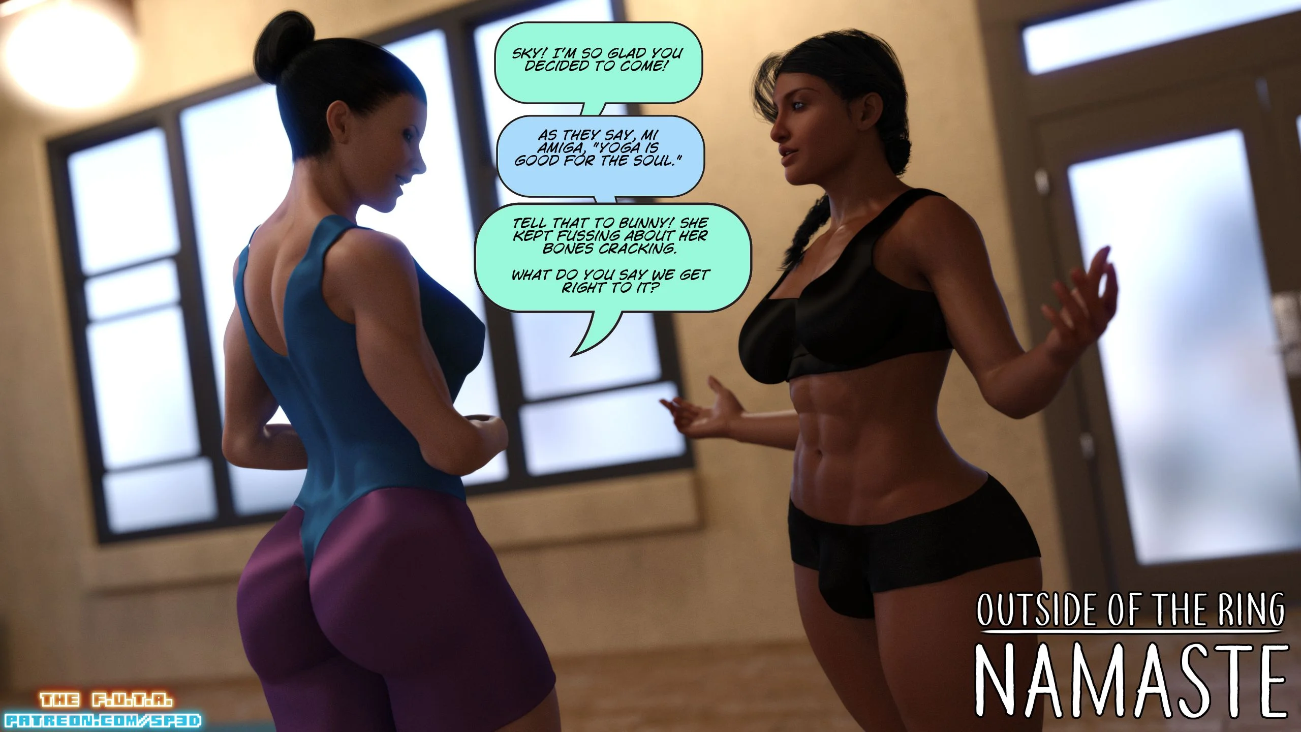 Outside Of The Ring [SquarePeg3D] - 18 . Outside Of The Ring - Namaste - Page 1