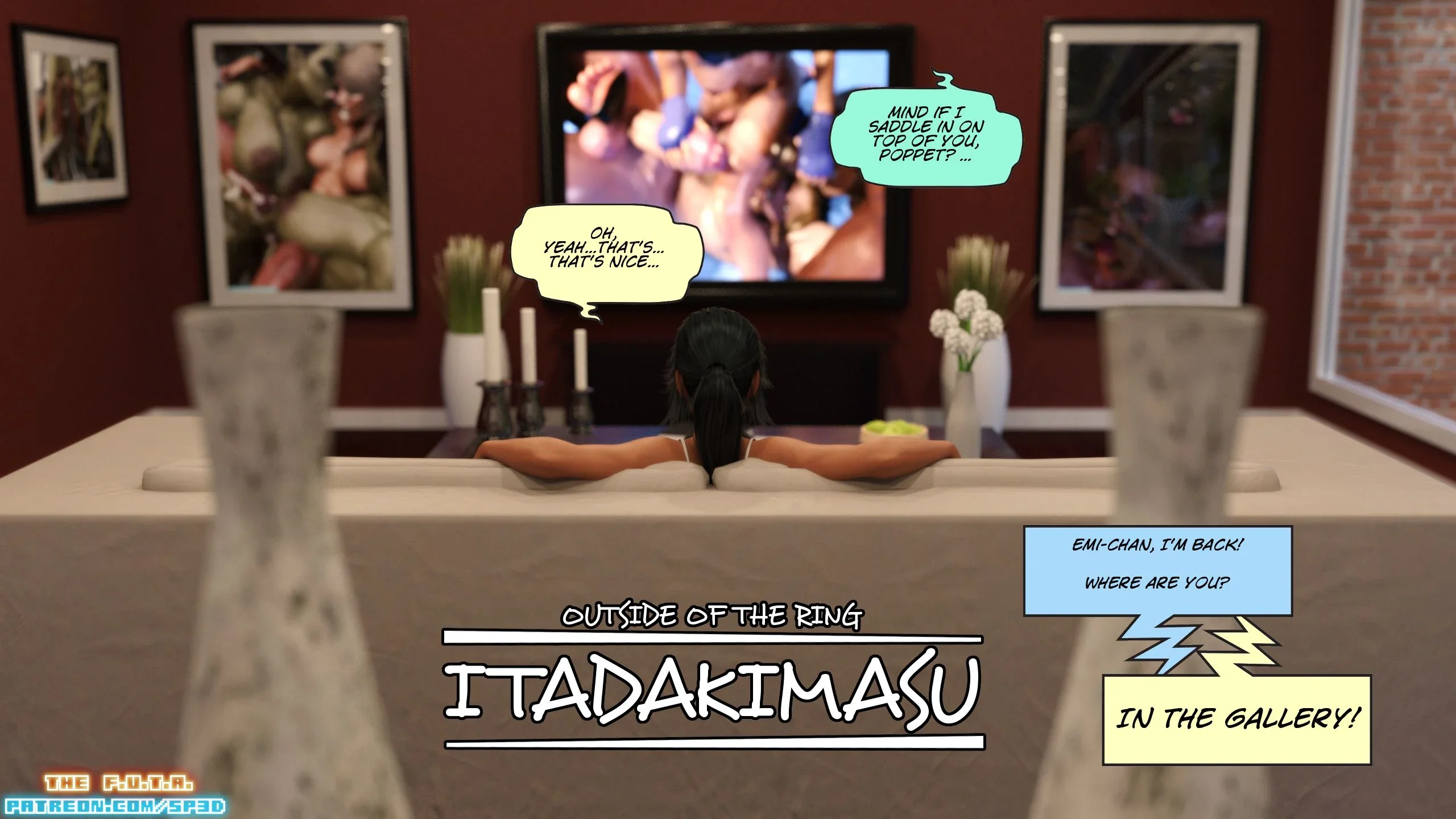 Outside Of The Ring [SquarePeg3D] - 21 . Outside Of The Ring - Itadakimasu - Page 1
