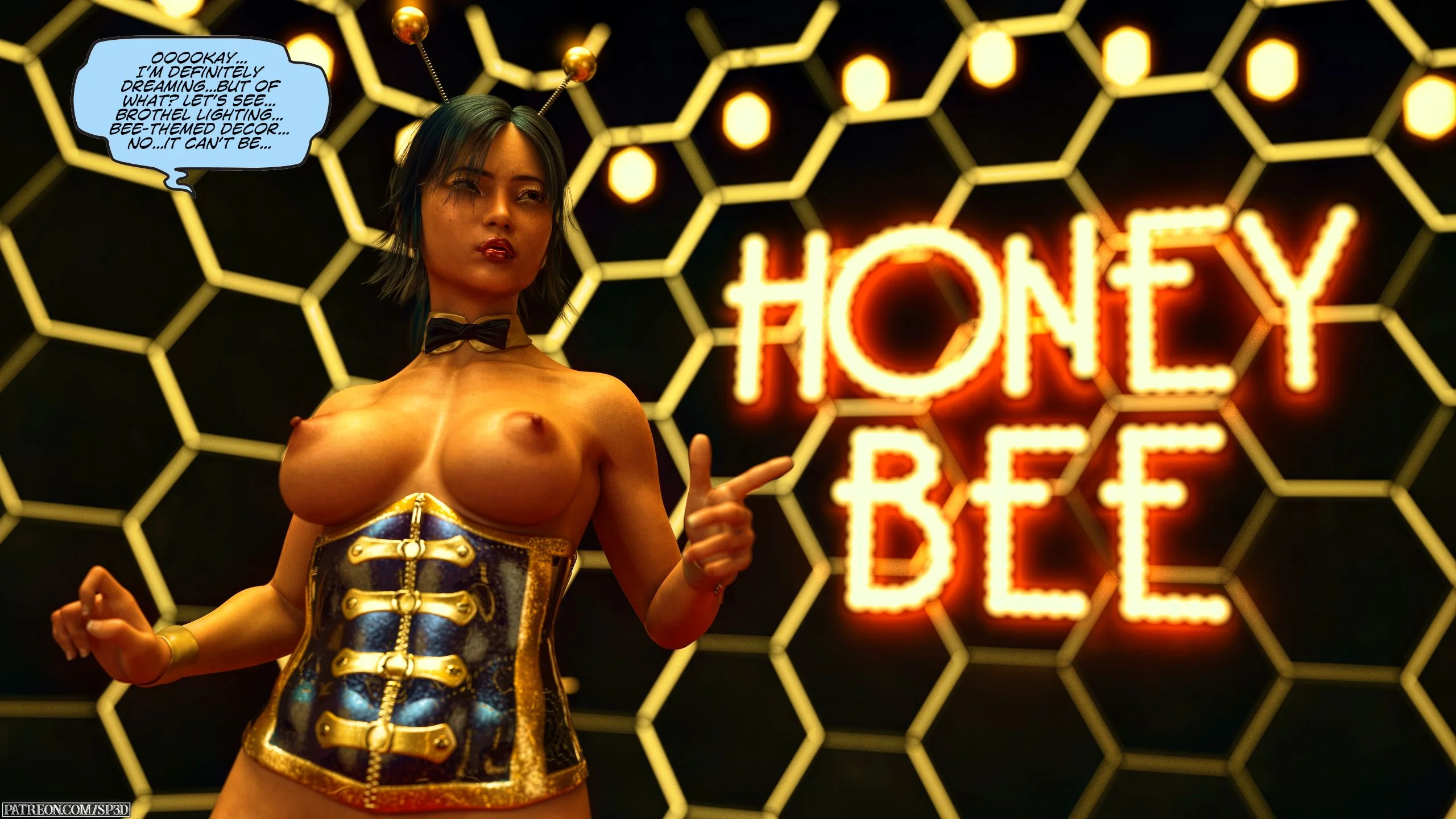 Outside Of The Ring [SquarePeg3D] - 33 . Outside Of The Ring - Honey Honey - Page 4