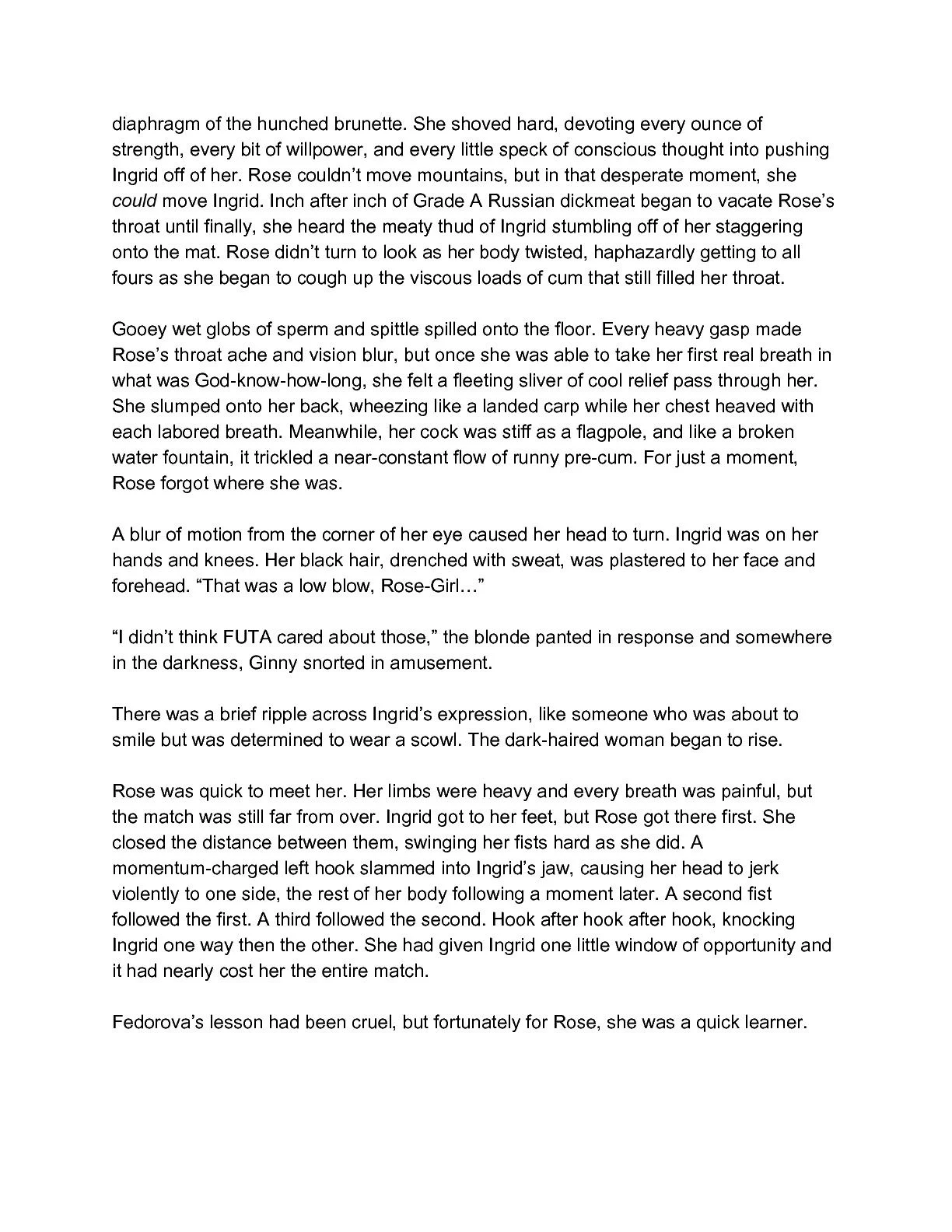 Outside Of The Ring [SquarePeg3D] - 20.5 . Outside Of The Ring - Room 217 - Text Only - Page 7
