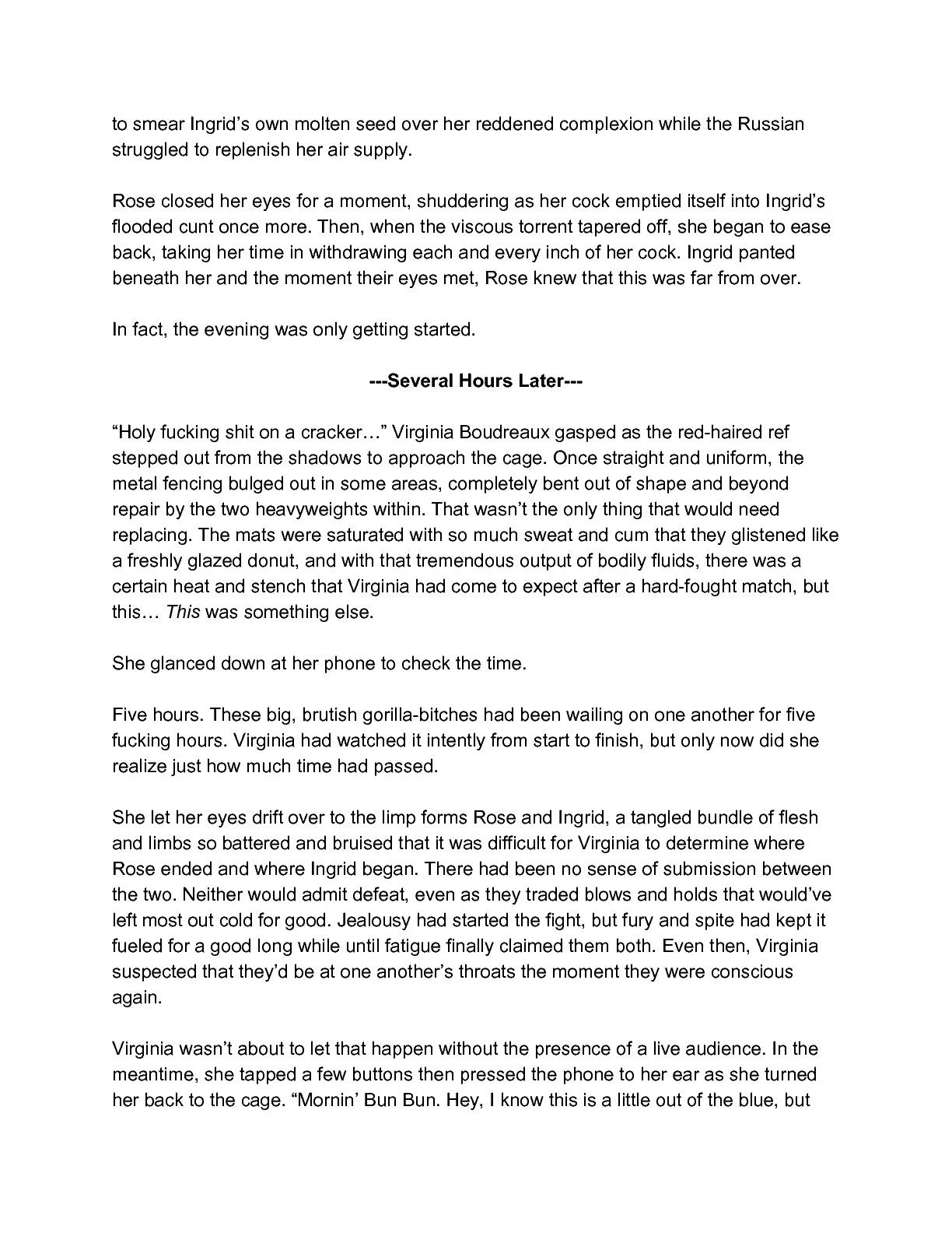 Outside Of The Ring [SquarePeg3D] - 20.5 . Outside Of The Ring - Room 217 - Text Only - Page 10