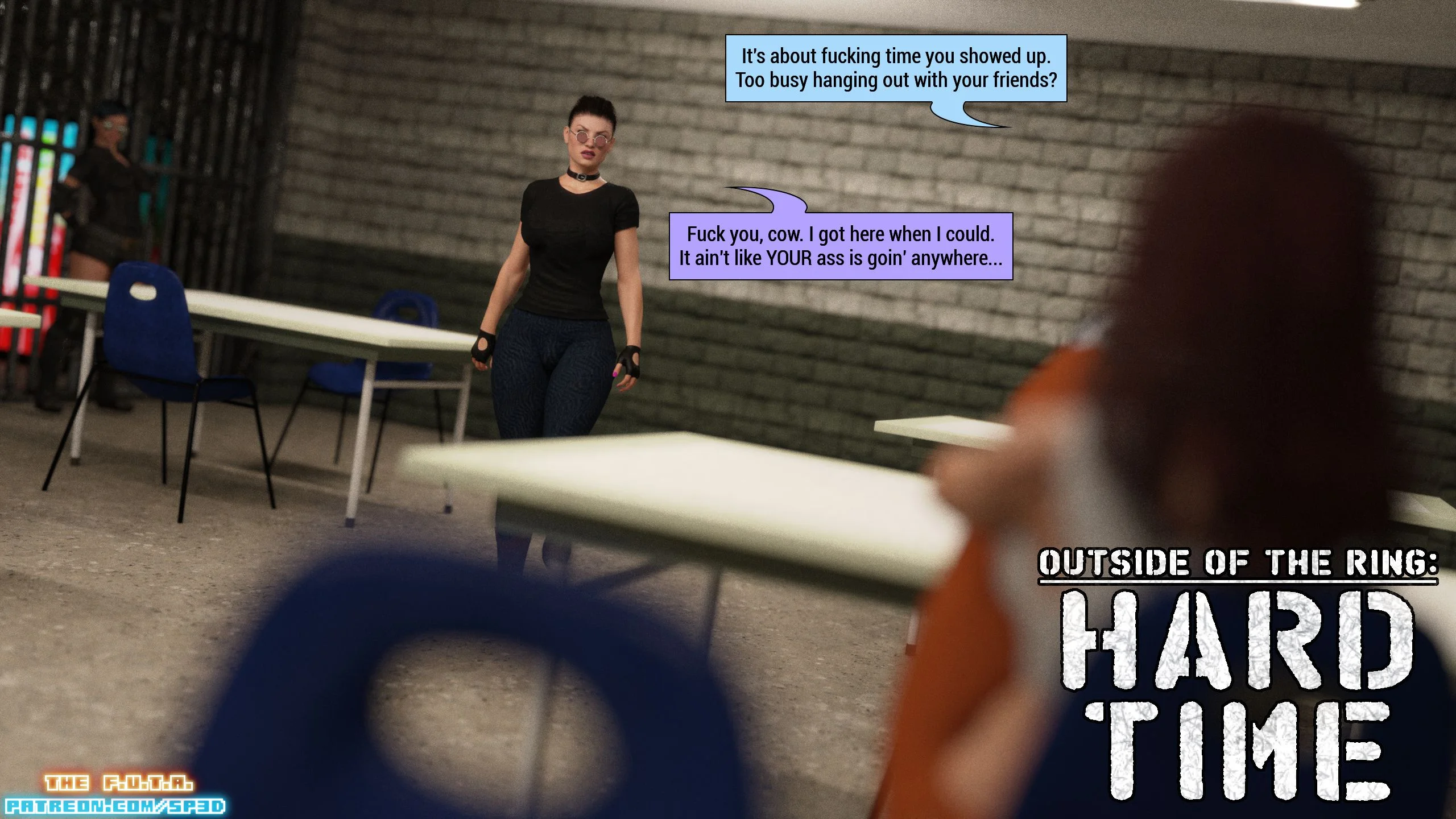 Outside Of The Ring [SquarePeg3D] - 6 . Outside Of The Ring - Hard Time - Page 1