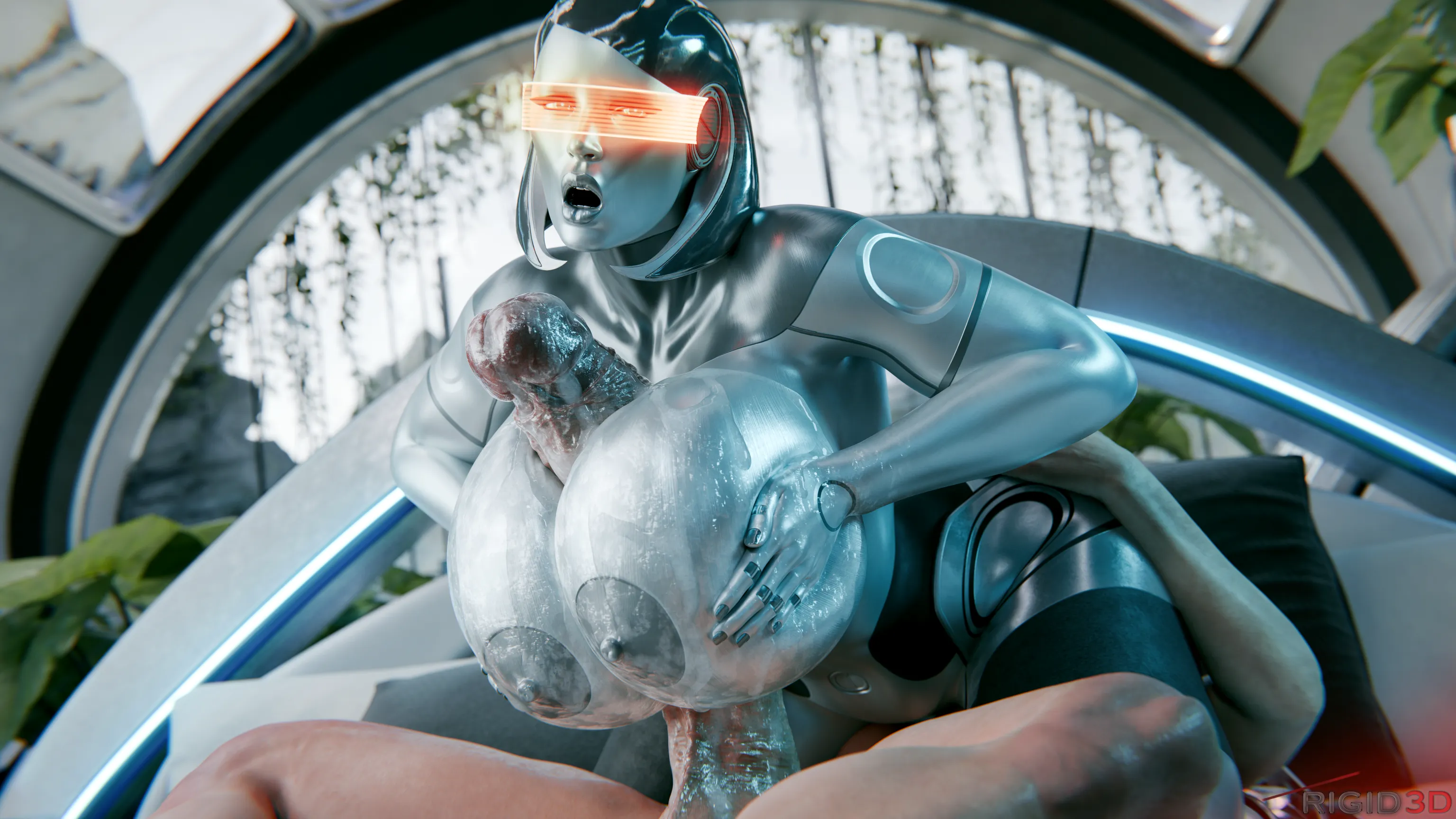 Femshep x Miranda [Rigid3D] - 2 . Futa Femshep x EDI (Mass Effect) - Page 5