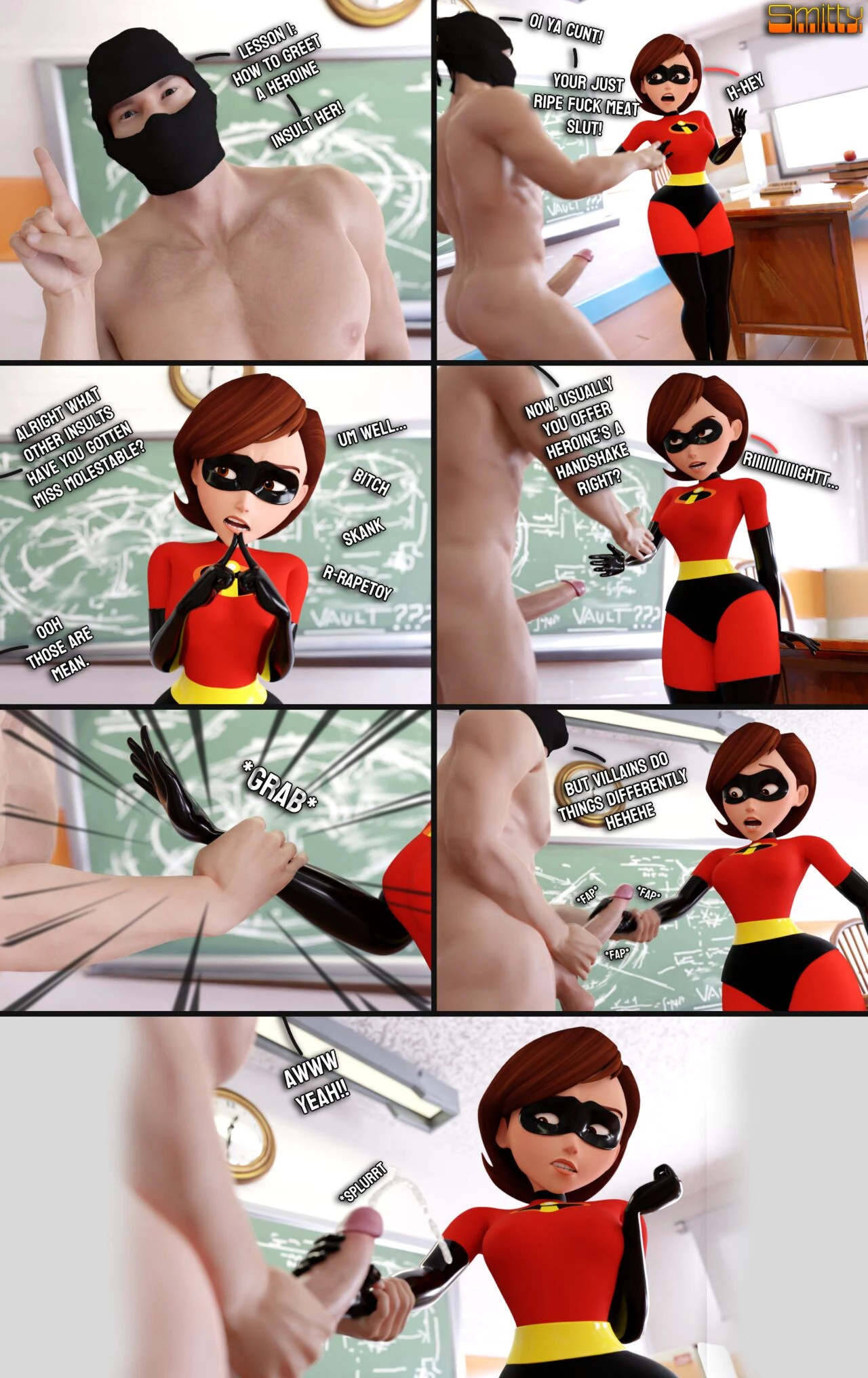 How to defeat a Heroine, with Elastigirl [Smitty] - 1. How to defeat a Heroine, with Elastigirl - Page 3