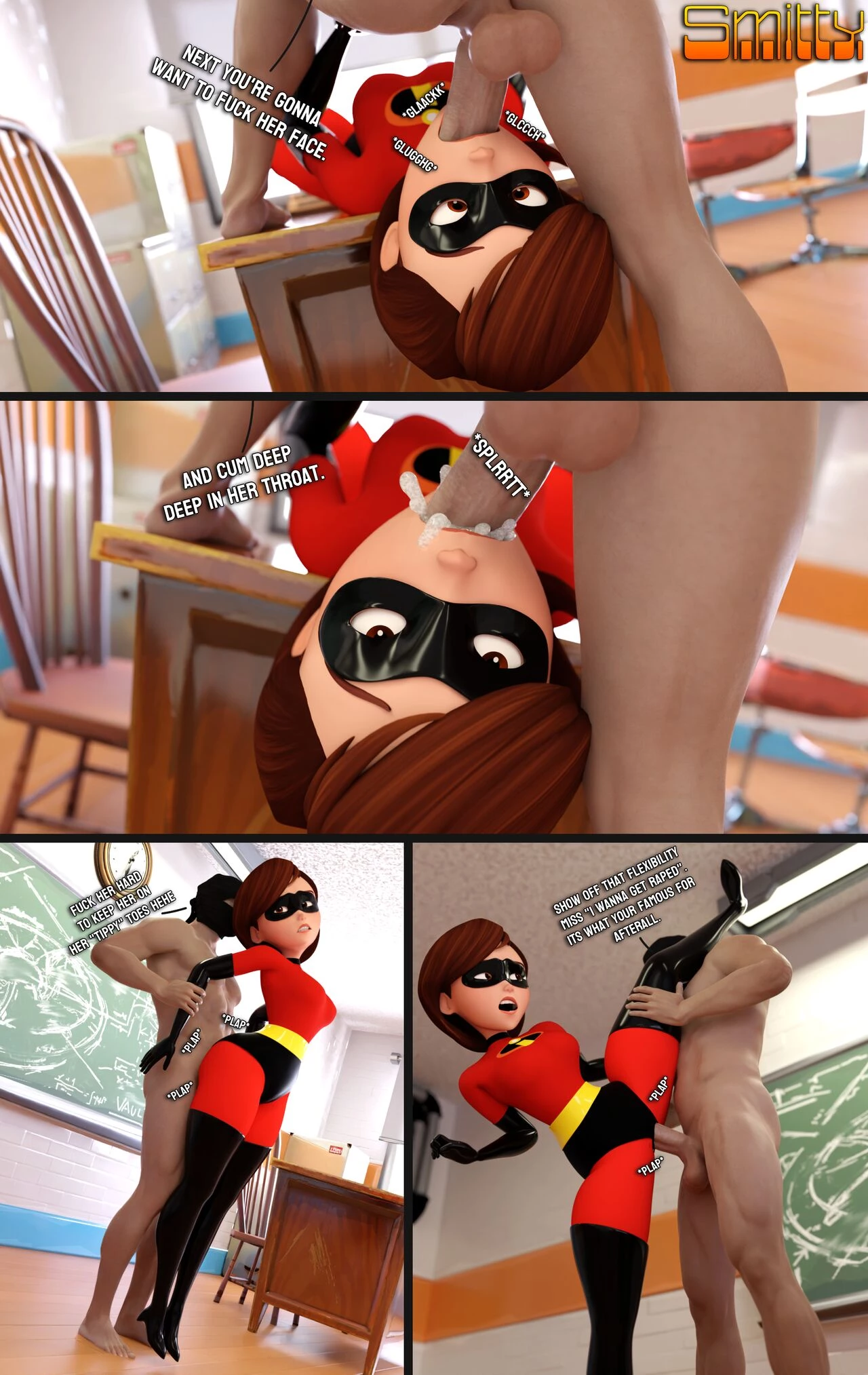 How to defeat a Heroine, with Elastigirl [Smitty] - 1. How to defeat a Heroine, with Elastigirl - Page 10